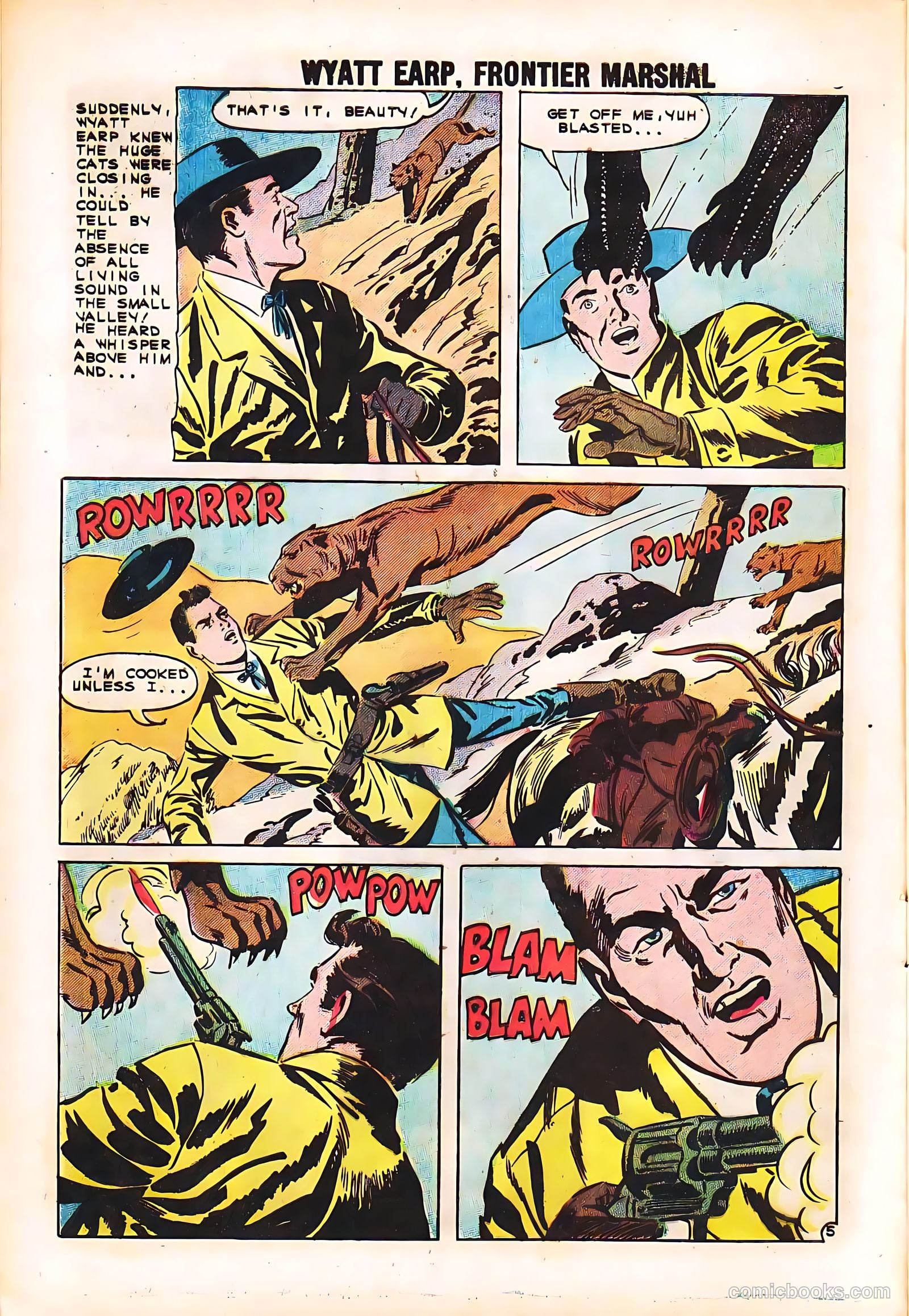 Wyatt Earp, Frontier Marshal #35 (1963) — page 8 of 36