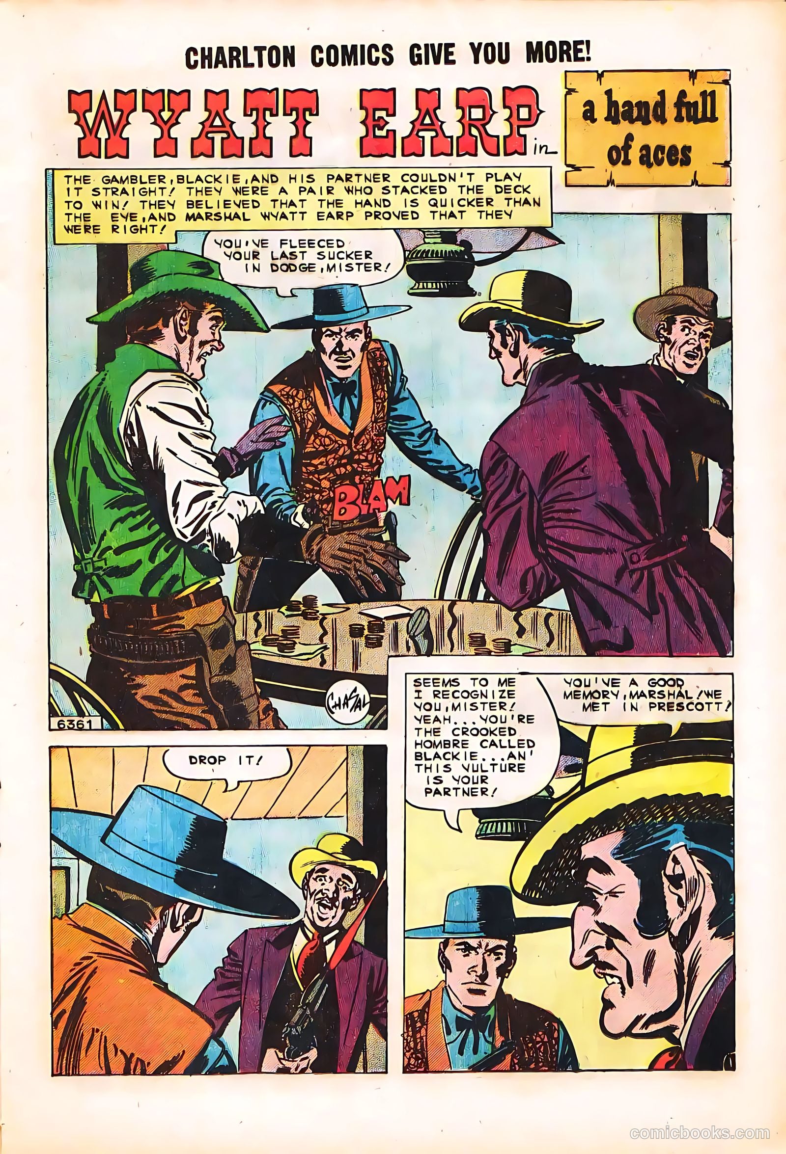 Wyatt Earp, Frontier Marshal #35 (1963) — page 13 of 36