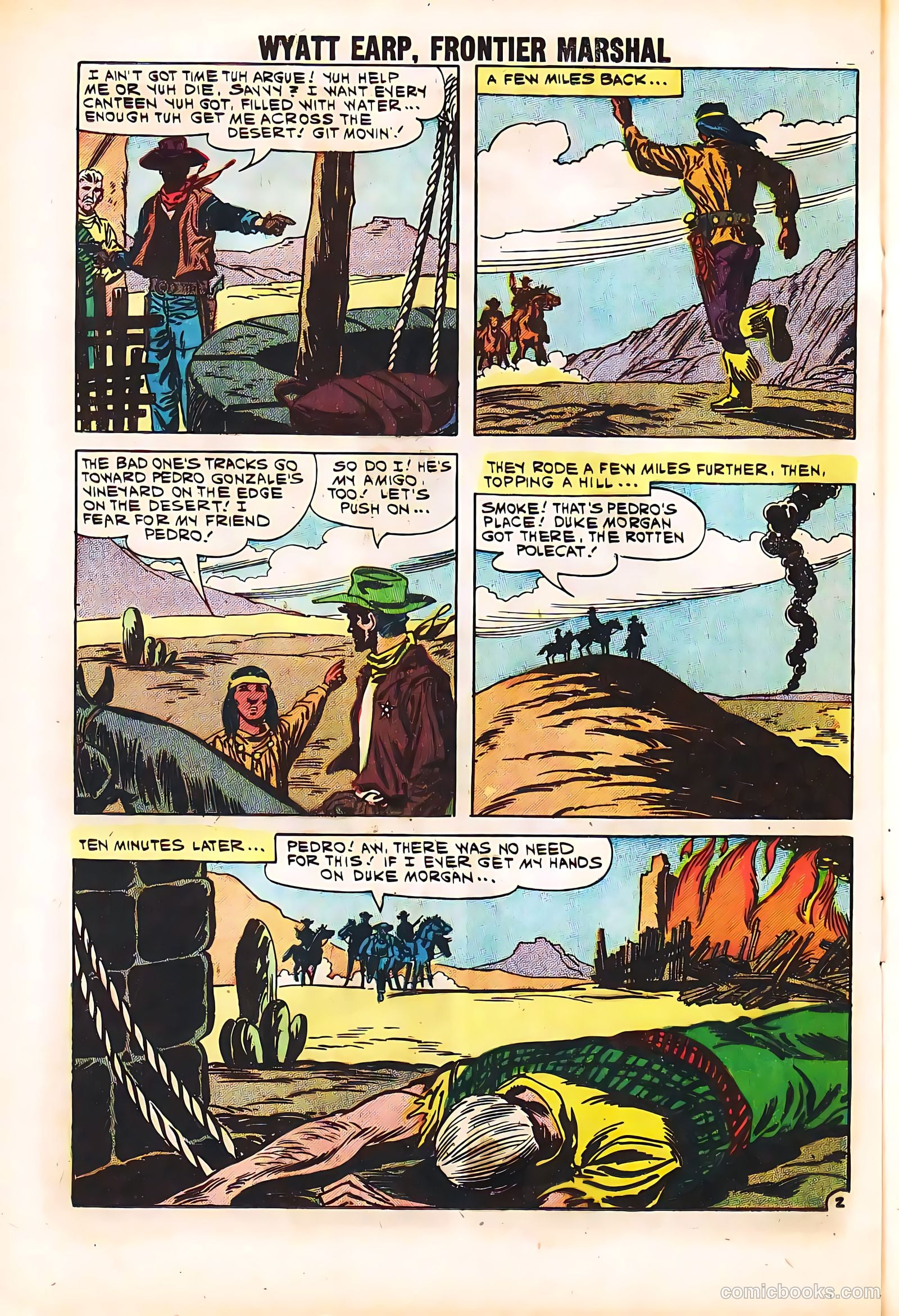 Wyatt Earp, Frontier Marshal #35 (1963) — page 20 of 36