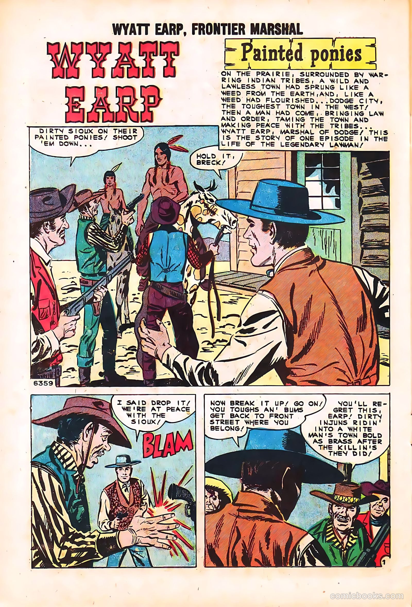 Wyatt Earp, Frontier Marshal #35 (1963) — page 26 of 36