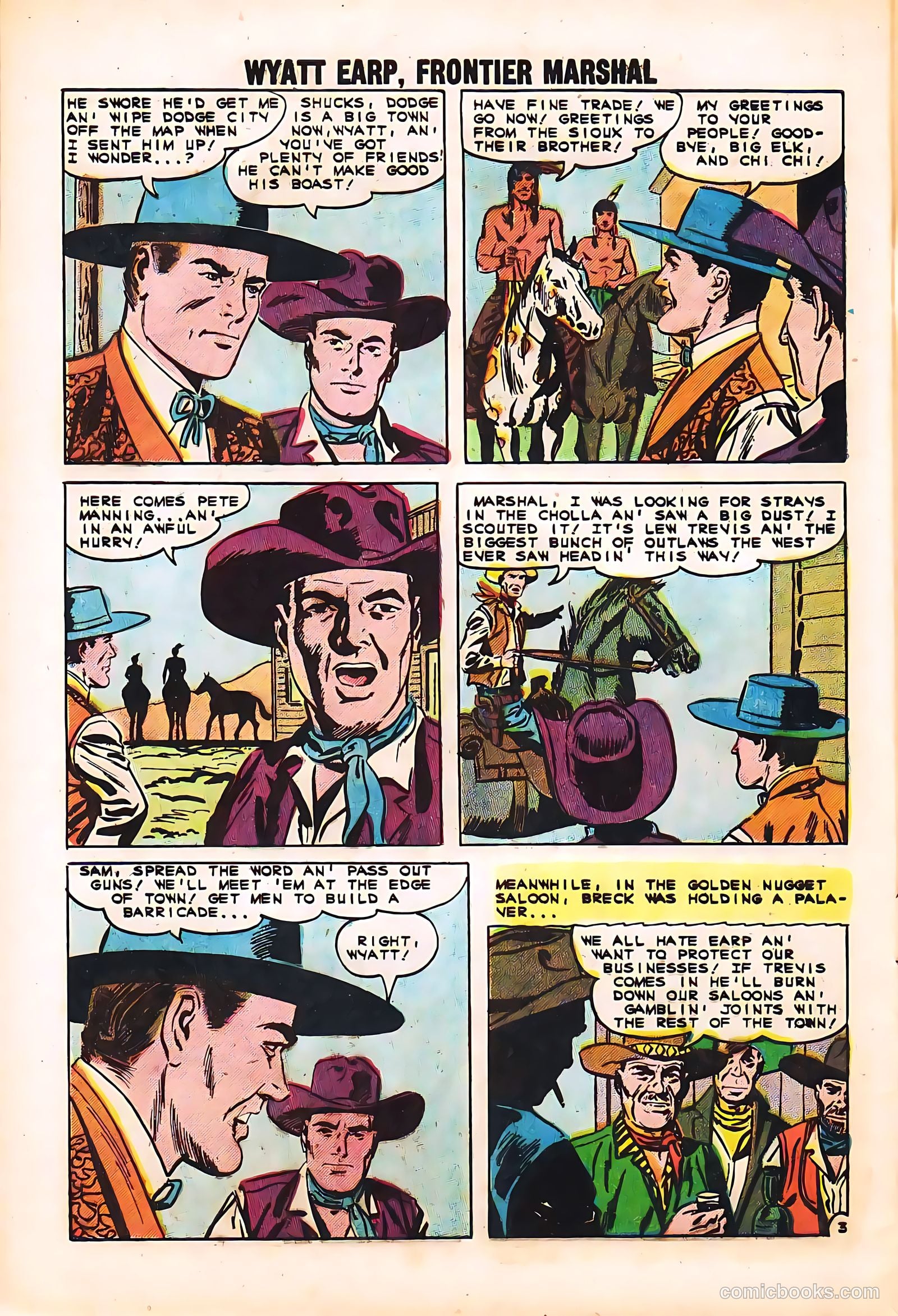 Wyatt Earp, Frontier Marshal #35 (1963) — page 28 of 36