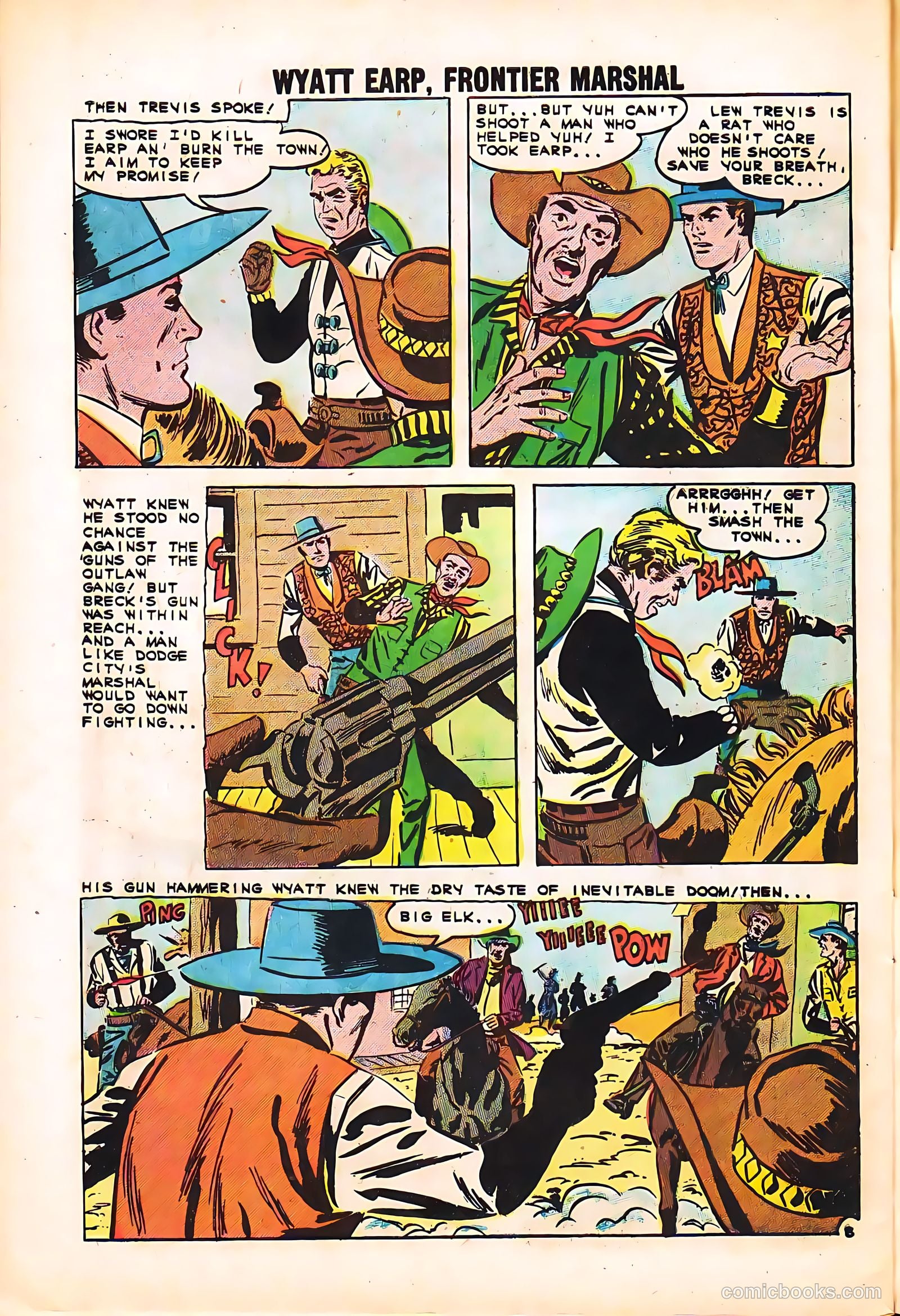 Wyatt Earp, Frontier Marshal #35 (1963) — page 32 of 36