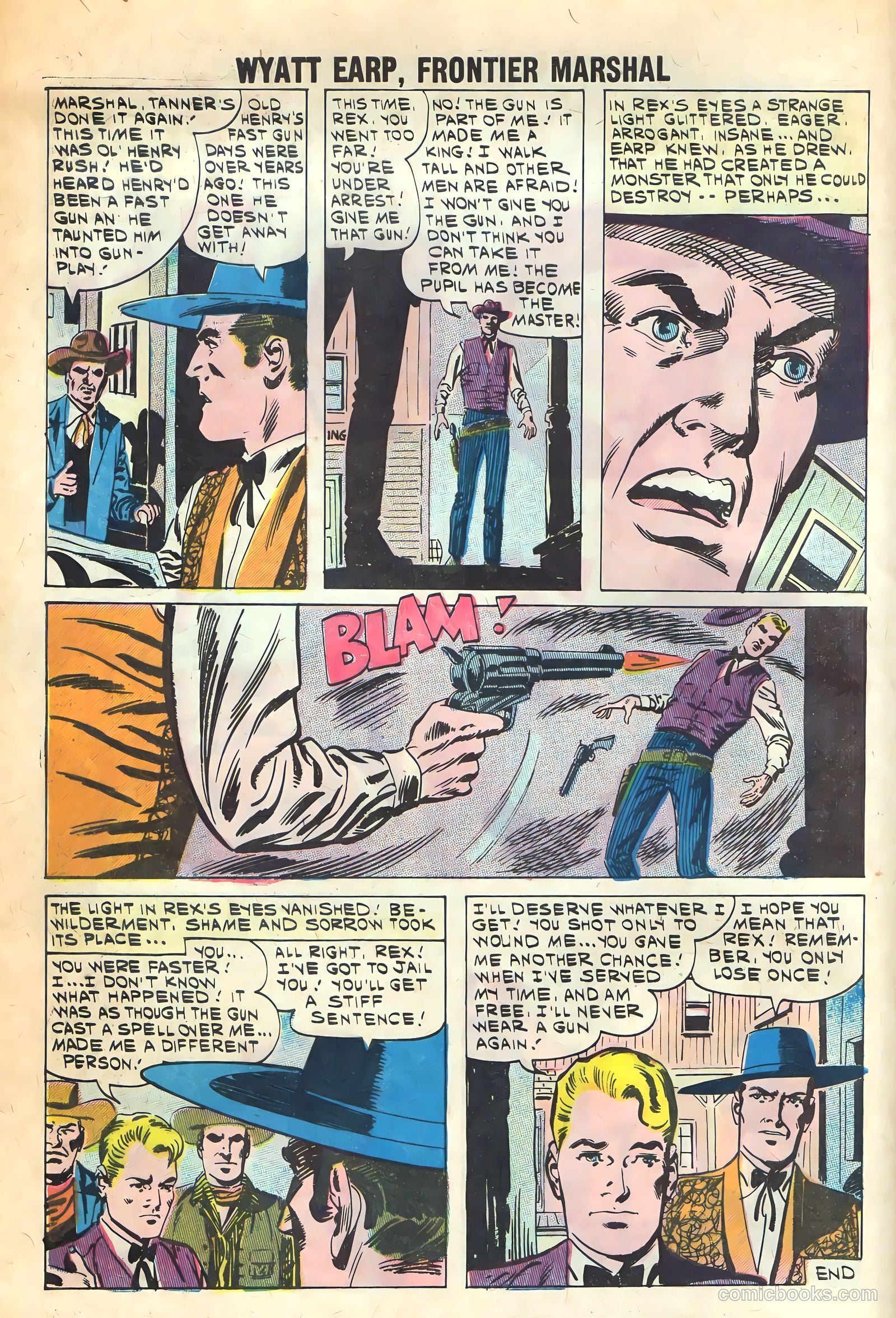 Wyatt Earp, Frontier Marshal #36 (1961) — page 8 of 36