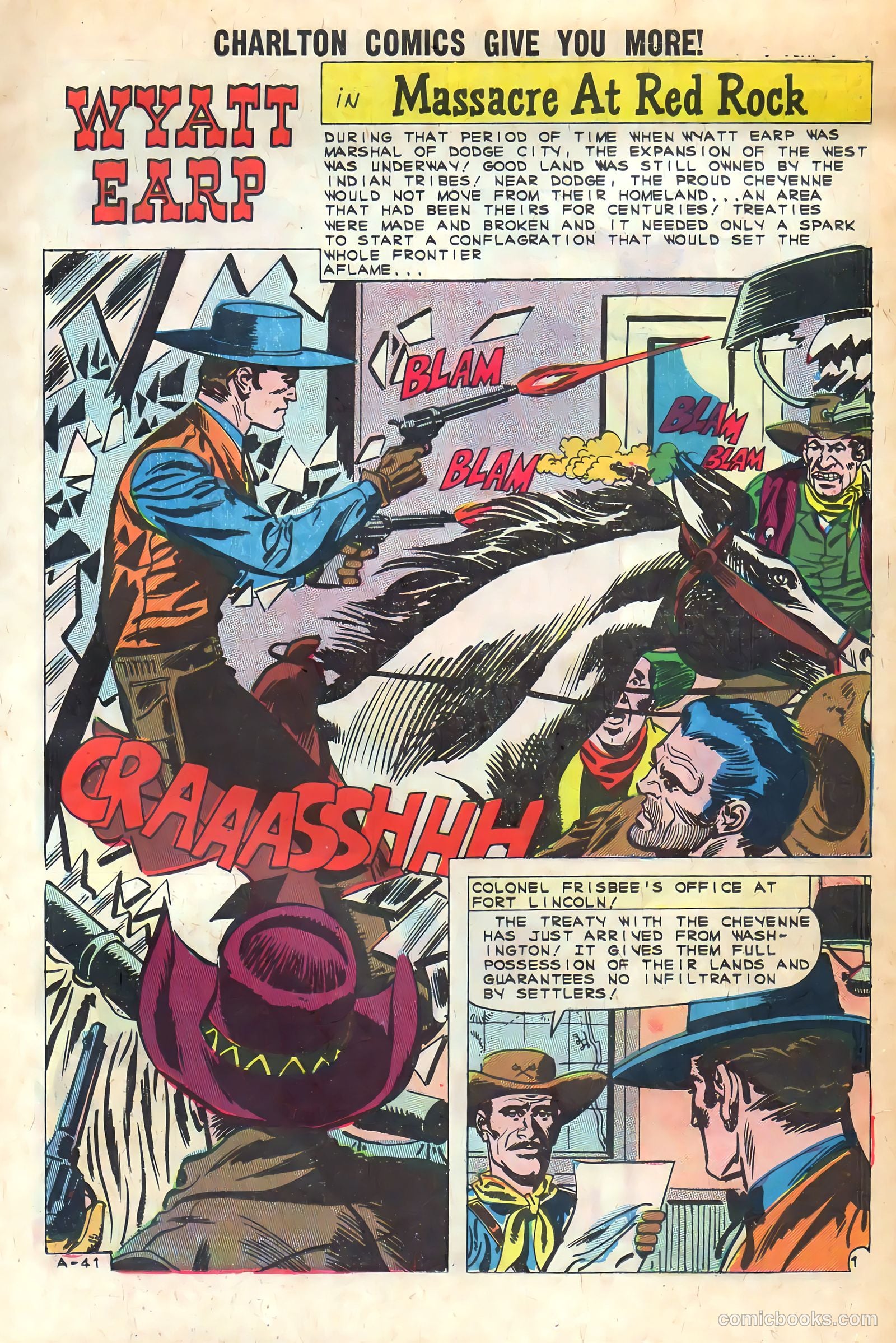 Wyatt Earp, Frontier Marshal #36 (1961) — page 11 of 36