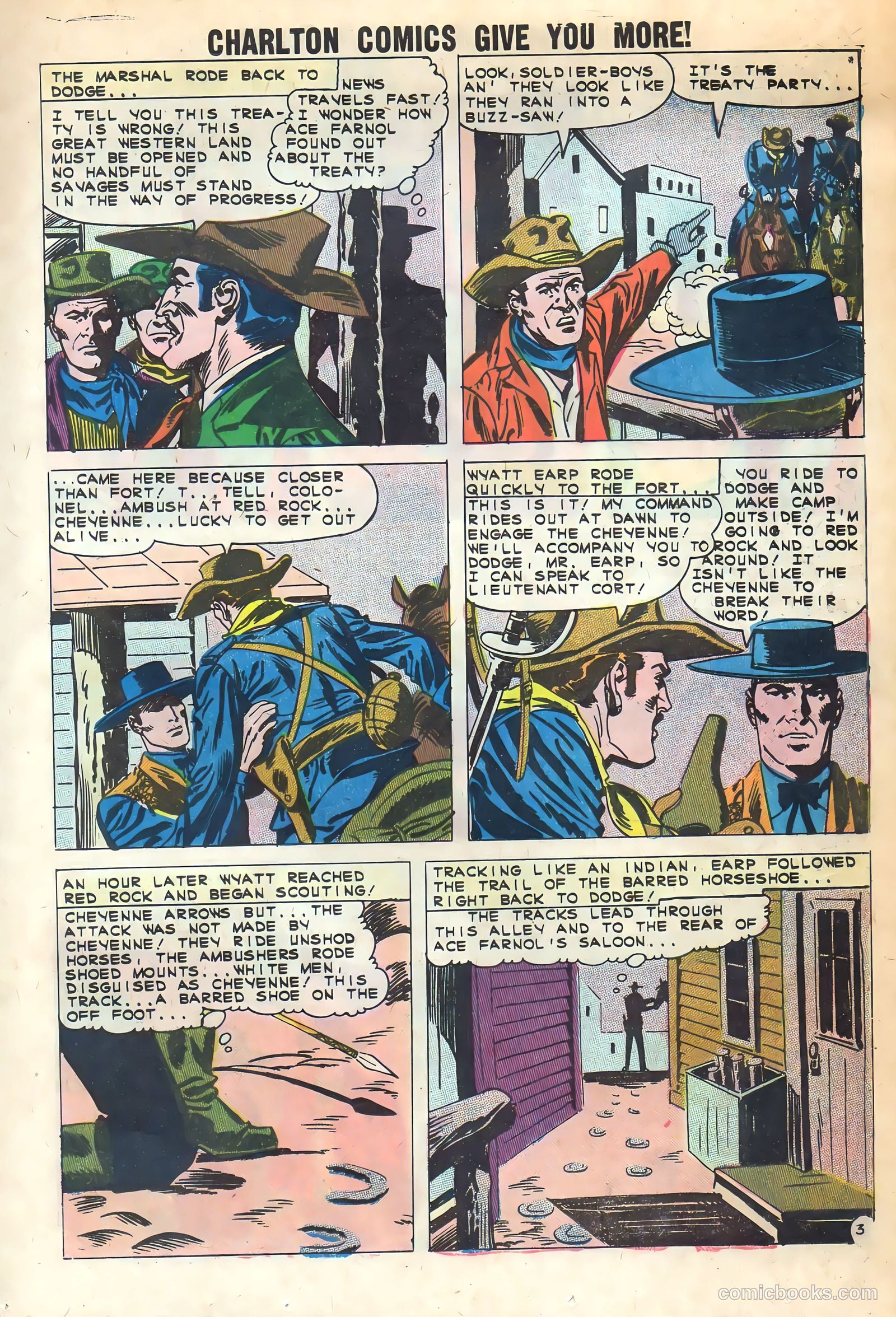 Wyatt Earp, Frontier Marshal #36 (1961) — page 13 of 36