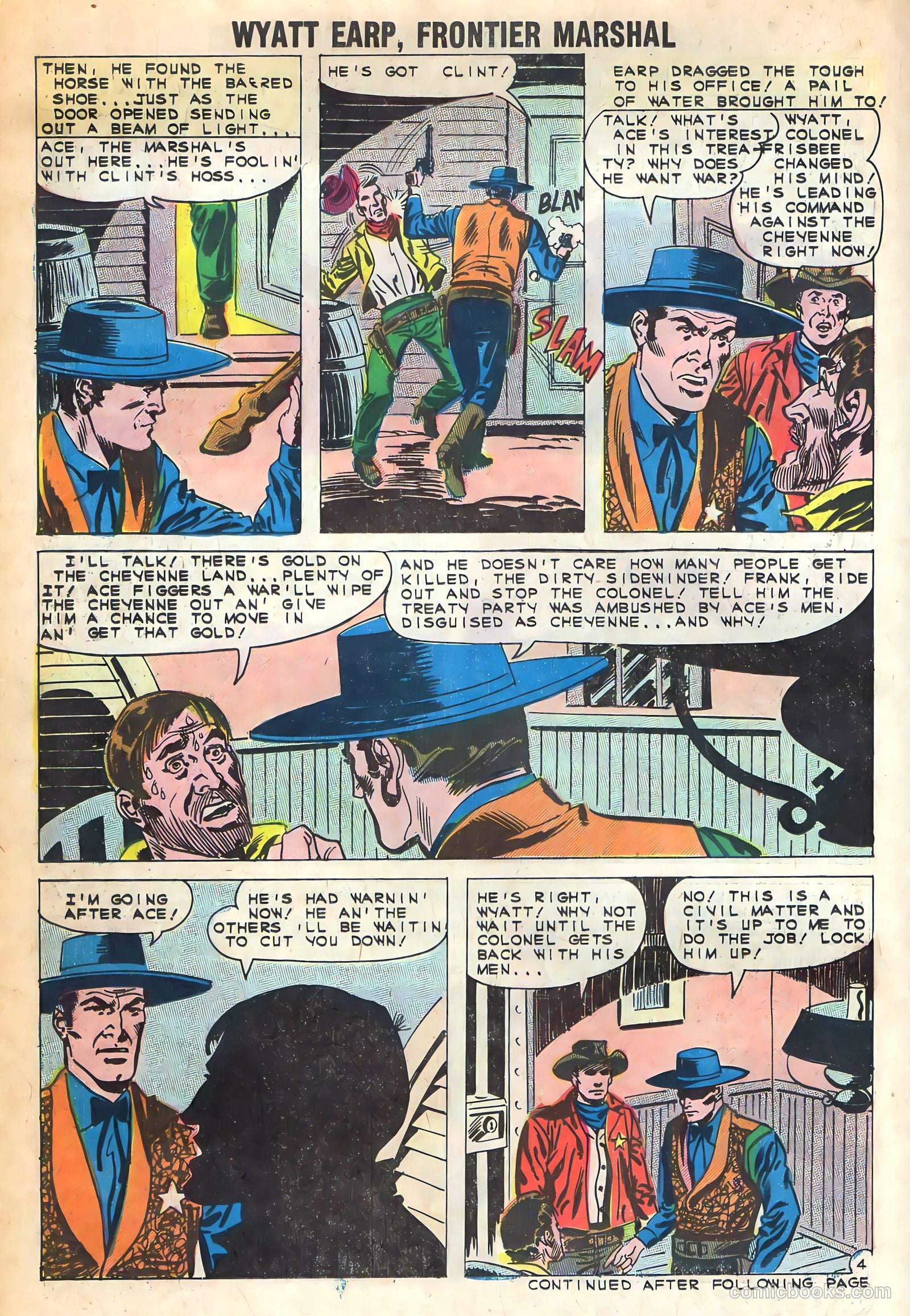 Wyatt Earp, Frontier Marshal #36 (1961) — page 14 of 36