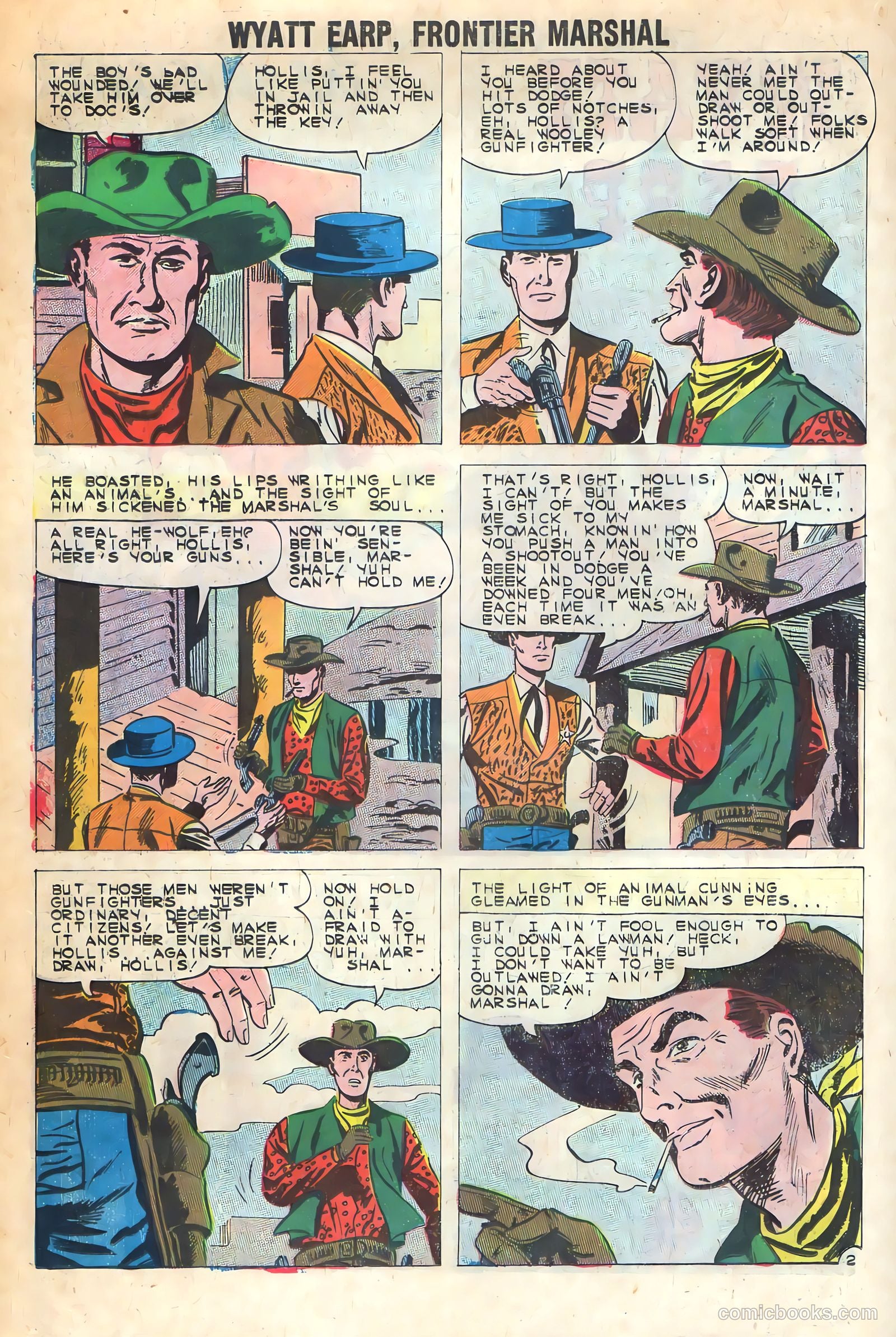 Wyatt Earp, Frontier Marshal #36 (1961) — page 18 of 36