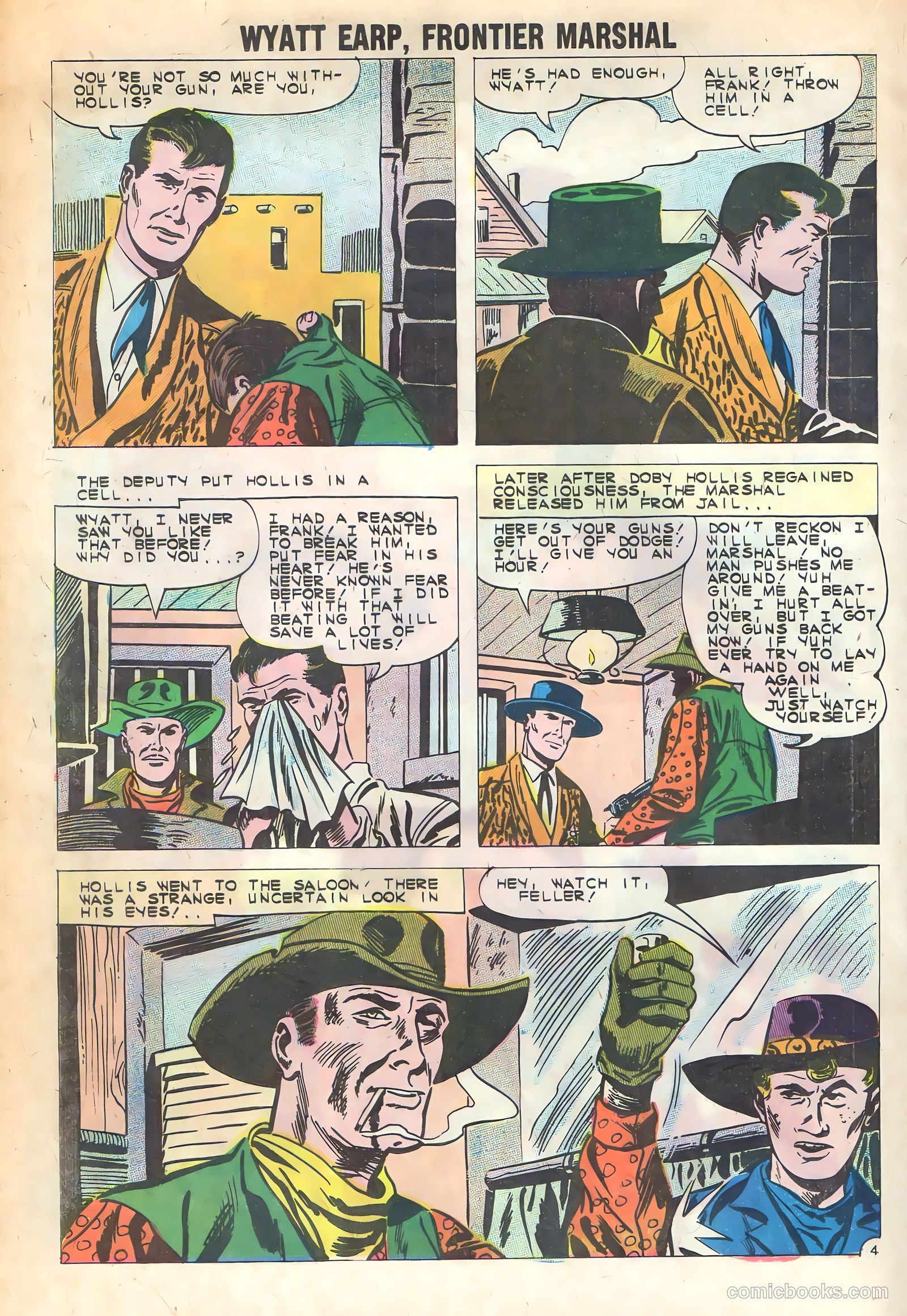 Wyatt Earp, Frontier Marshal #36 (1961) — page 20 of 36