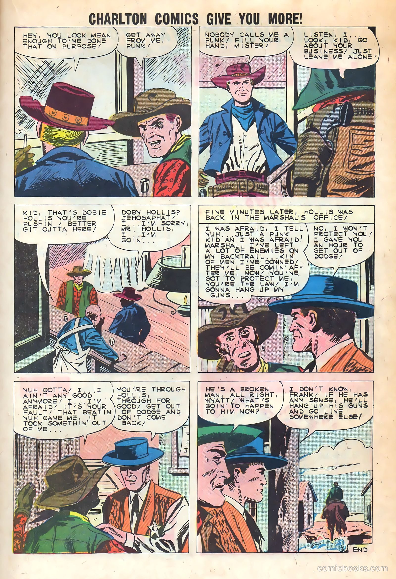 Wyatt Earp, Frontier Marshal #36 (1961) — page 21 of 36