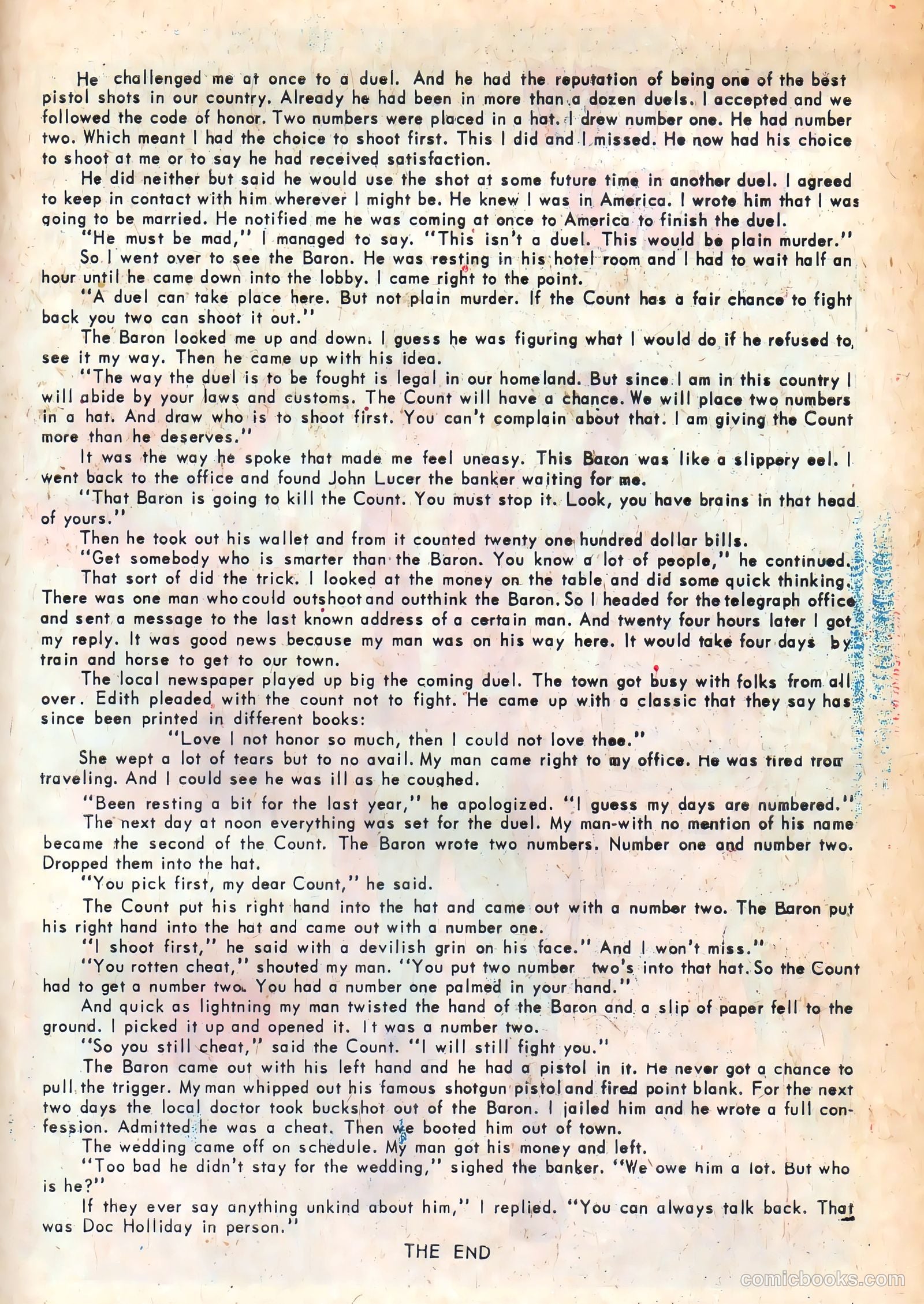 Wyatt Earp, Frontier Marshal #36 (1961) — page 27 of 36