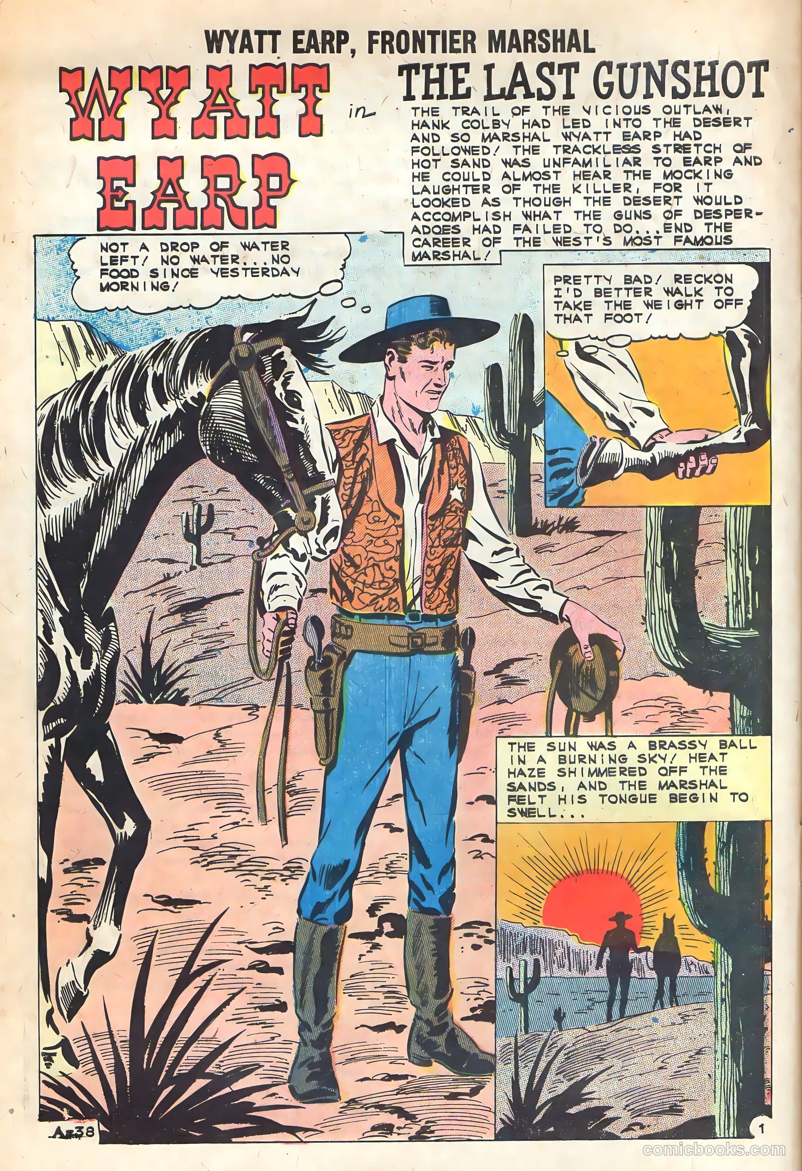 Wyatt Earp, Frontier Marshal #36 (1961) — page 28 of 36