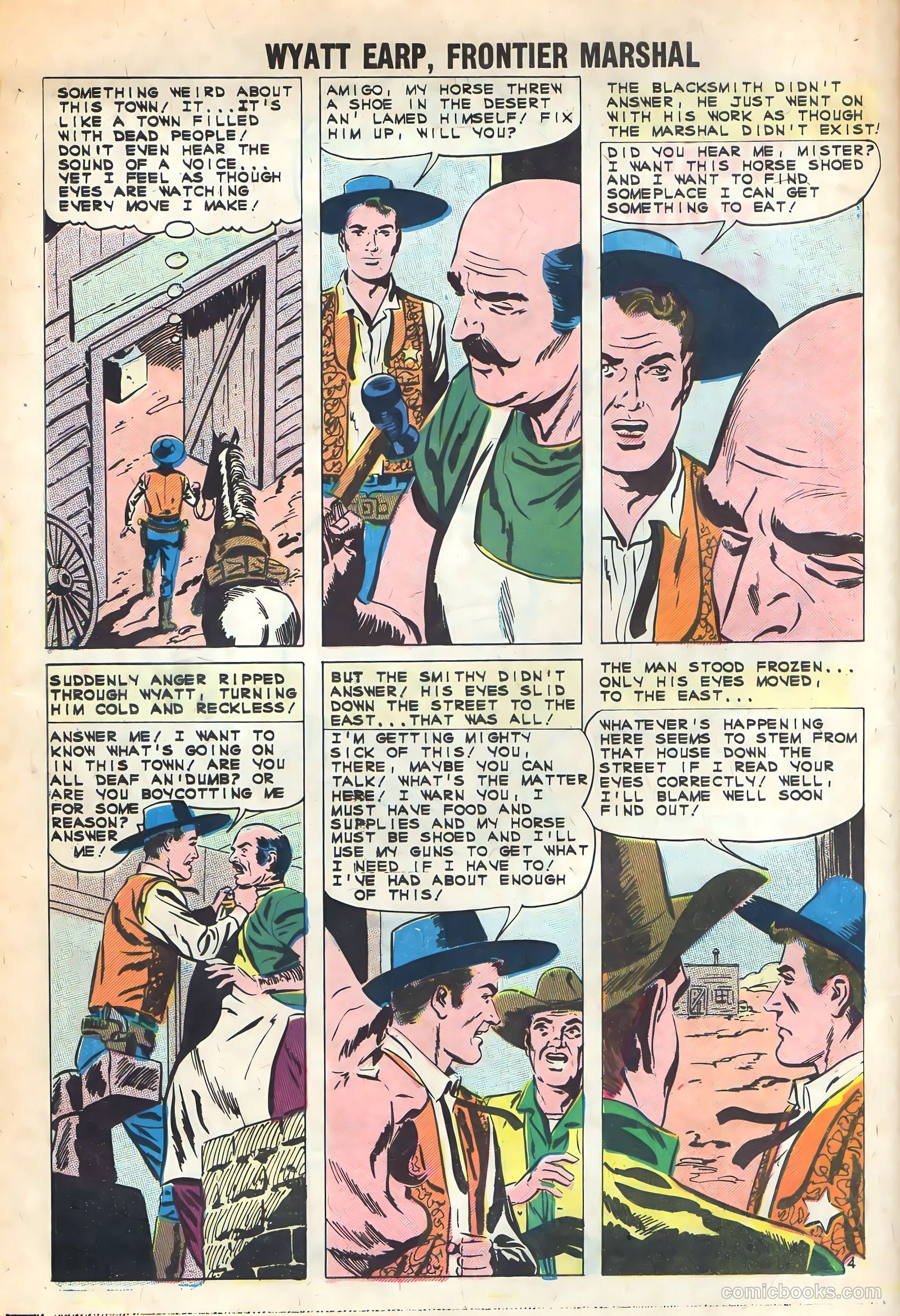 Wyatt Earp, Frontier Marshal #36 (1961) — page 32 of 36
