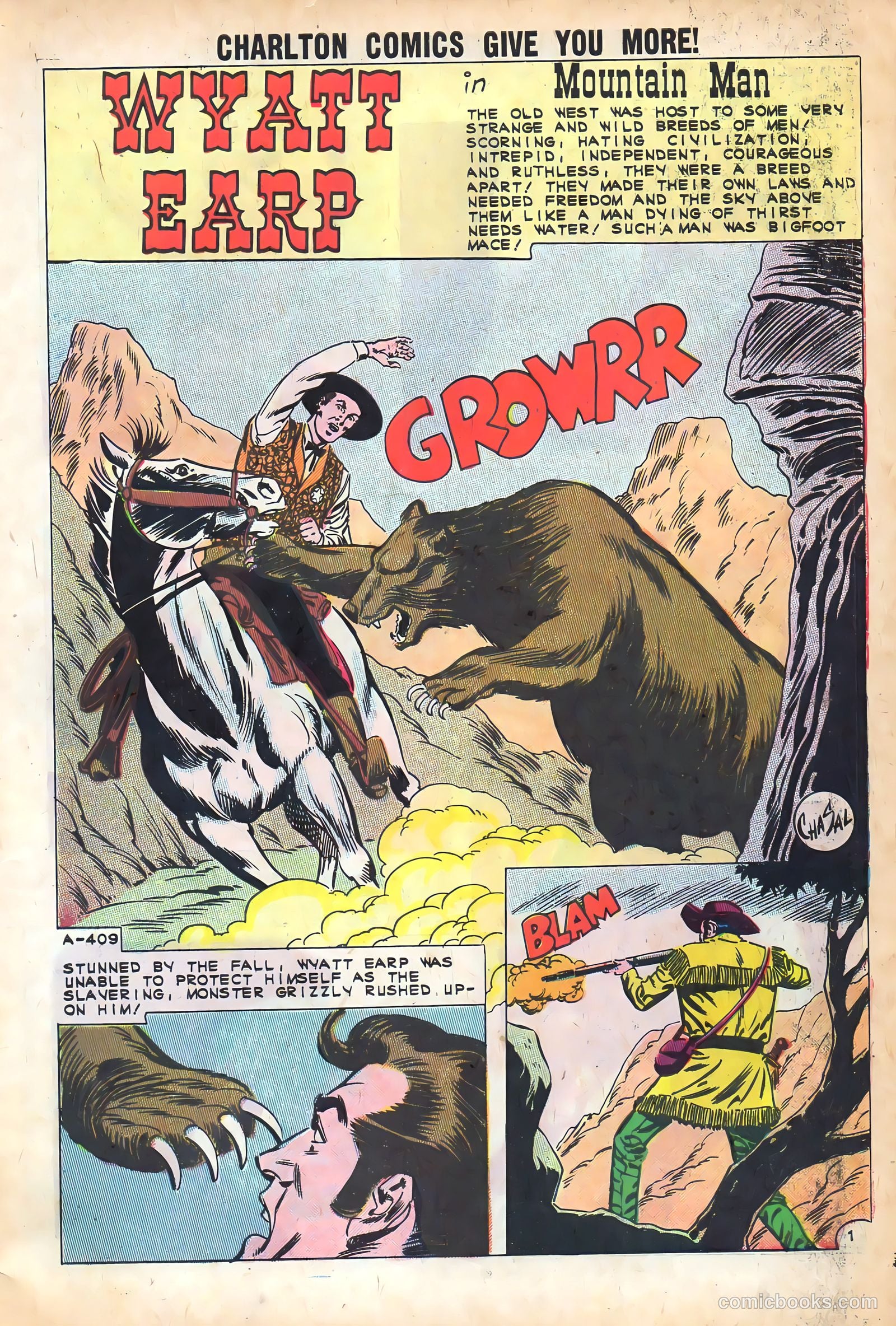 Wyatt Earp, Frontier Marshal #37 (1961) — page 3 of 36