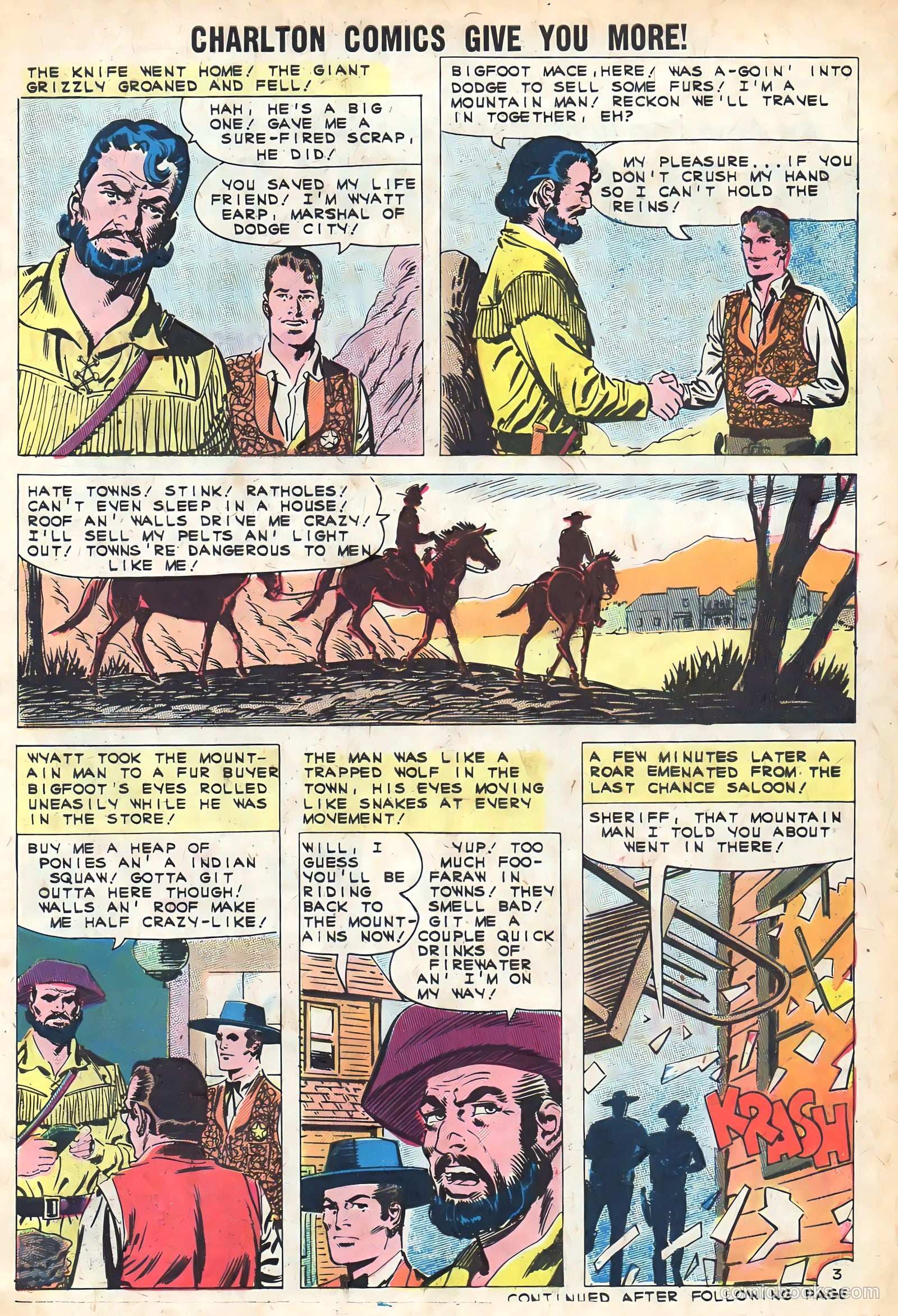 Wyatt Earp, Frontier Marshal #37 (1961) — page 5 of 36