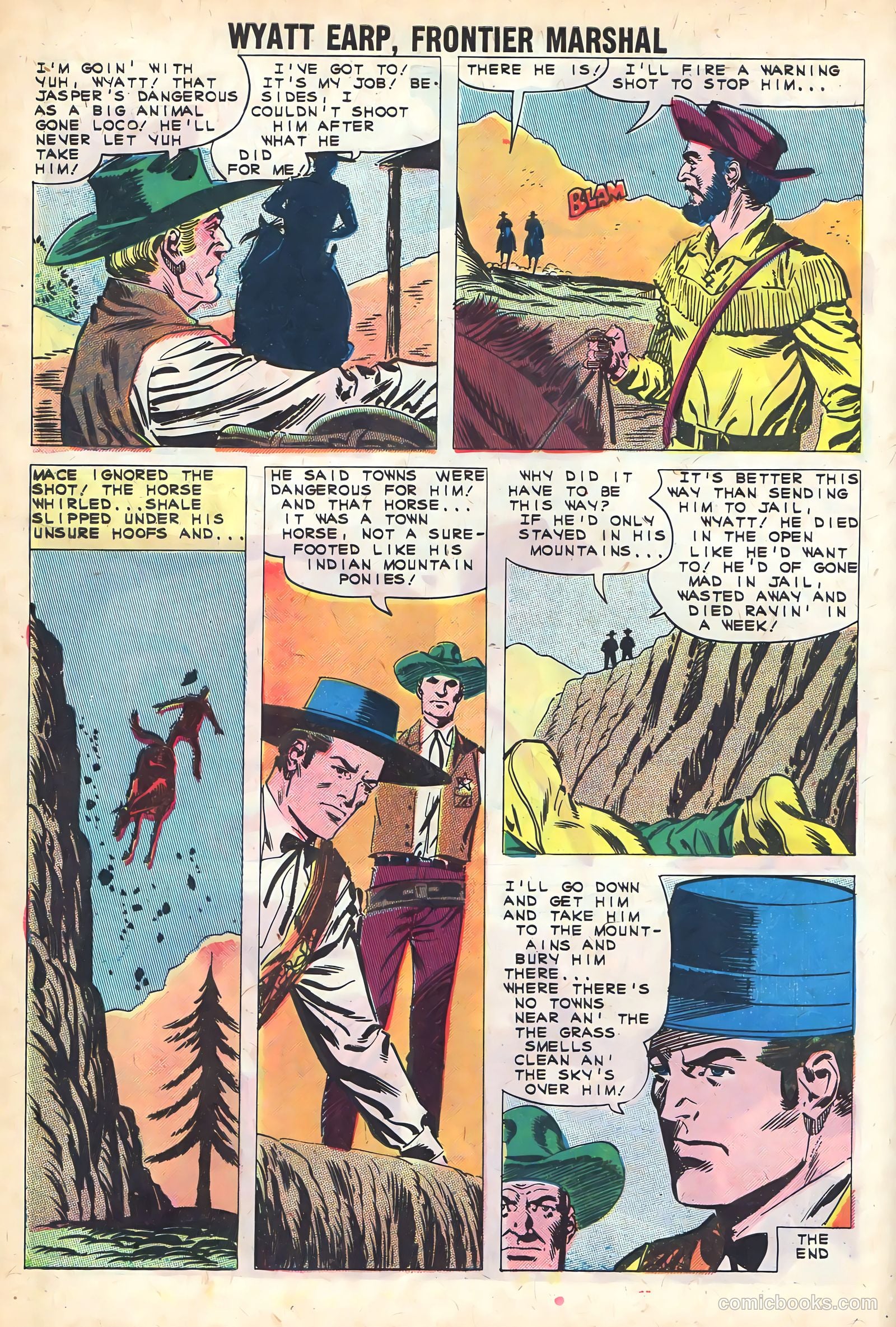 Wyatt Earp, Frontier Marshal #37 (1961) — page 8 of 36