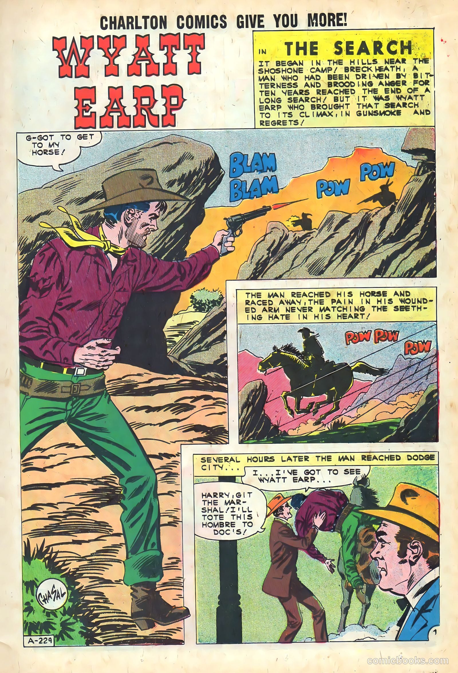 Wyatt Earp, Frontier Marshal #37 (1961) — page 11 of 36