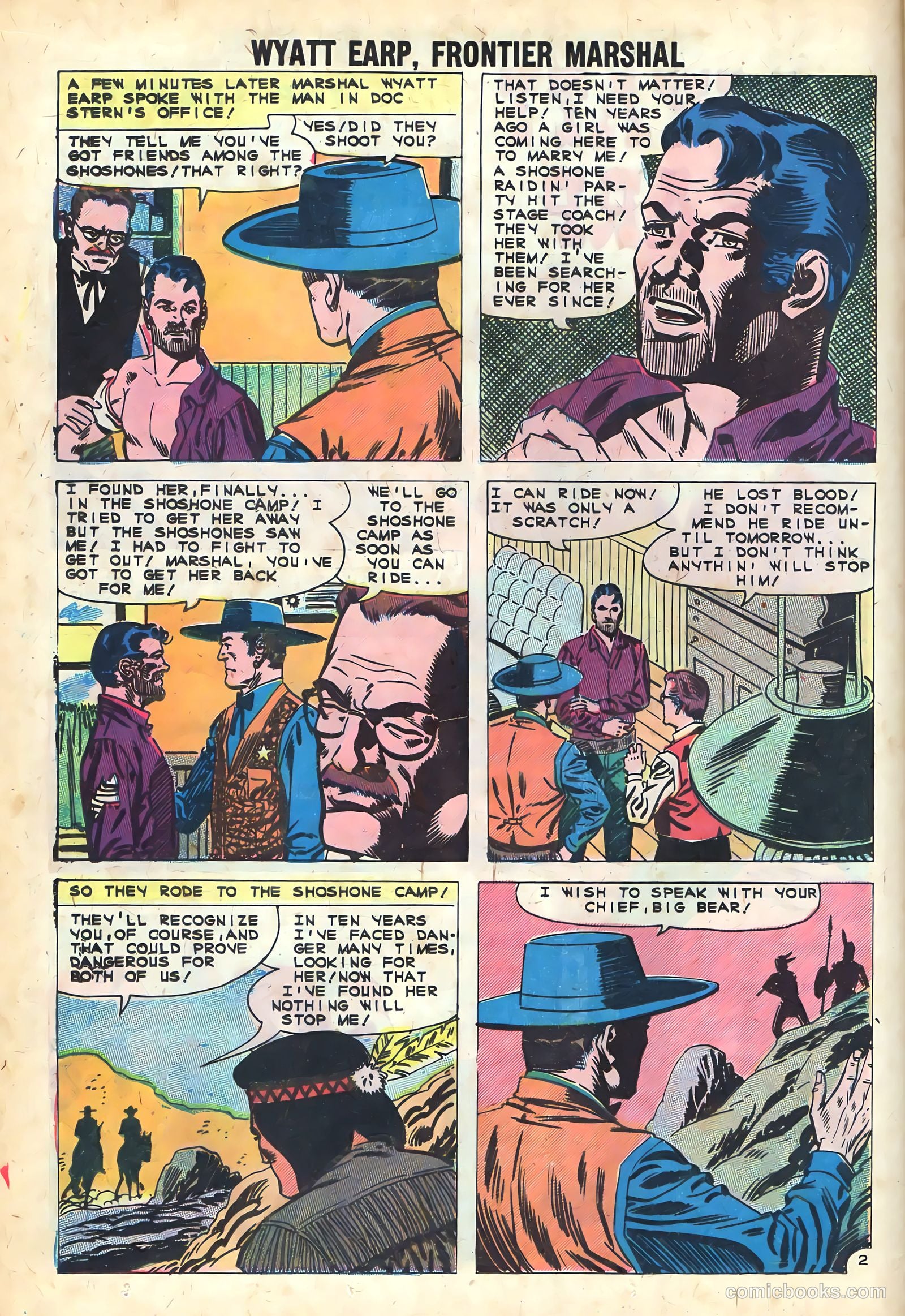 Wyatt Earp, Frontier Marshal #37 (1961) — page 12 of 36