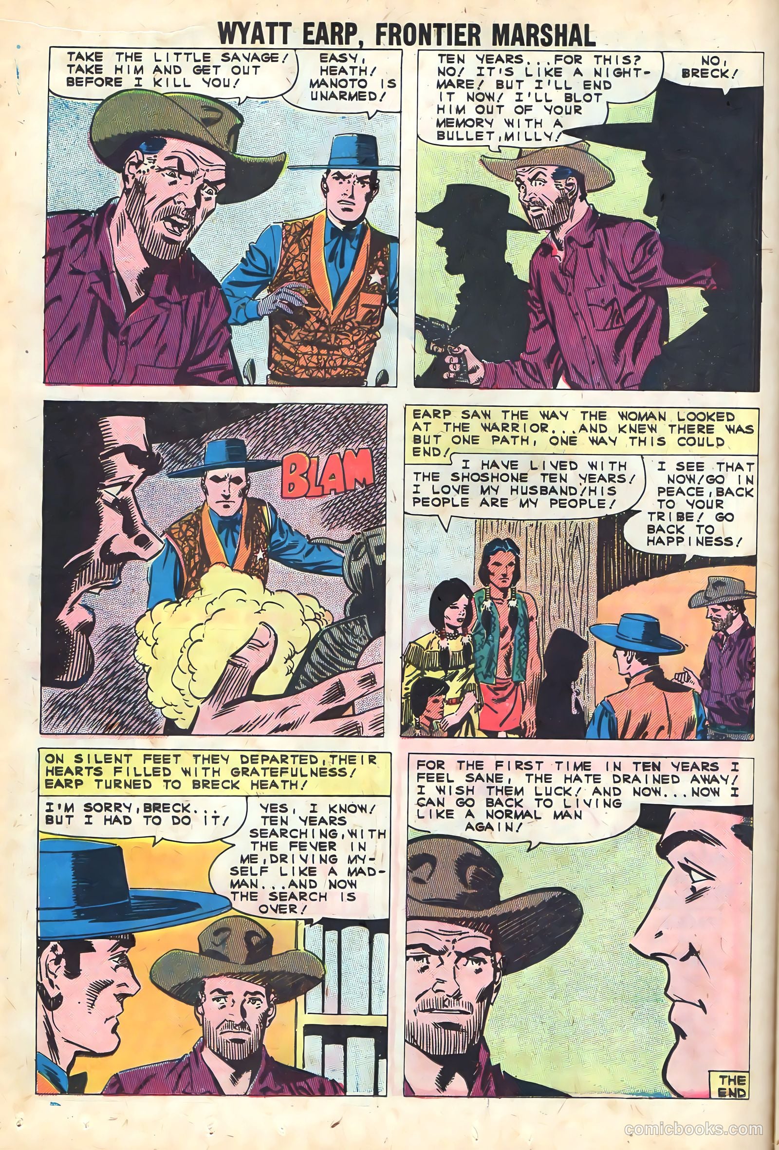 Wyatt Earp, Frontier Marshal #37 (1961) — page 16 of 36