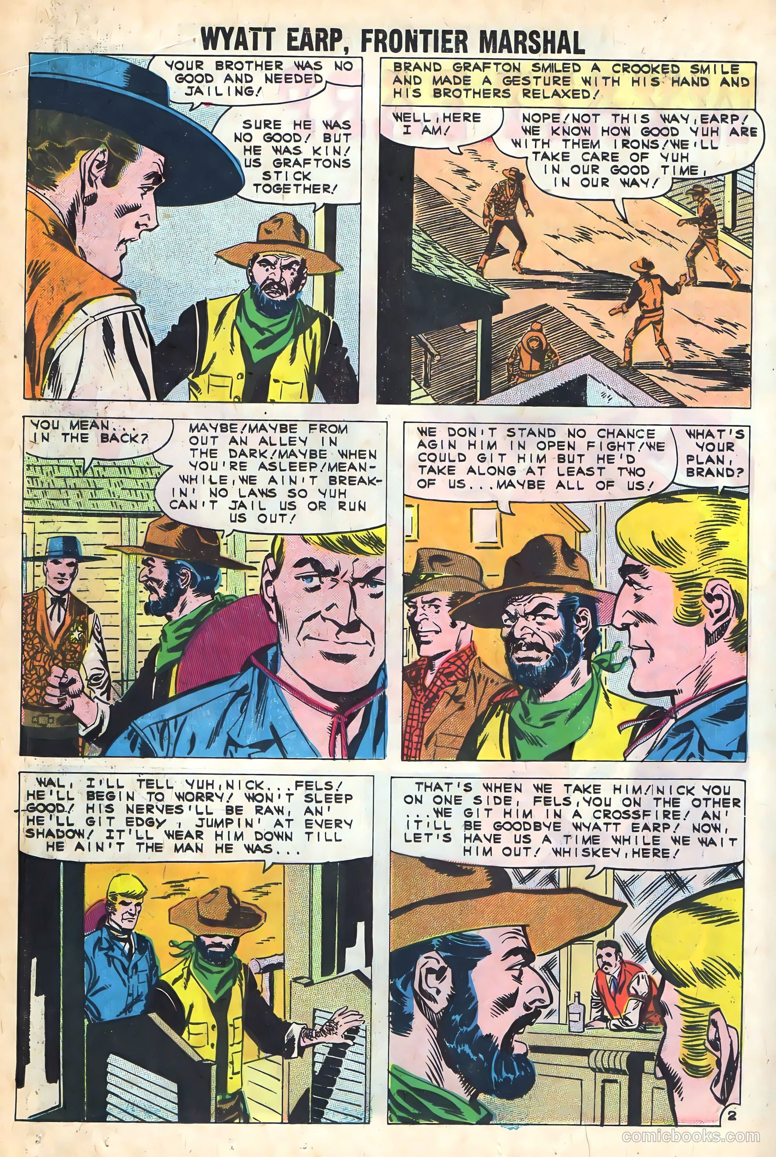 Wyatt Earp, Frontier Marshal #37 (1961) — page 18 of 36