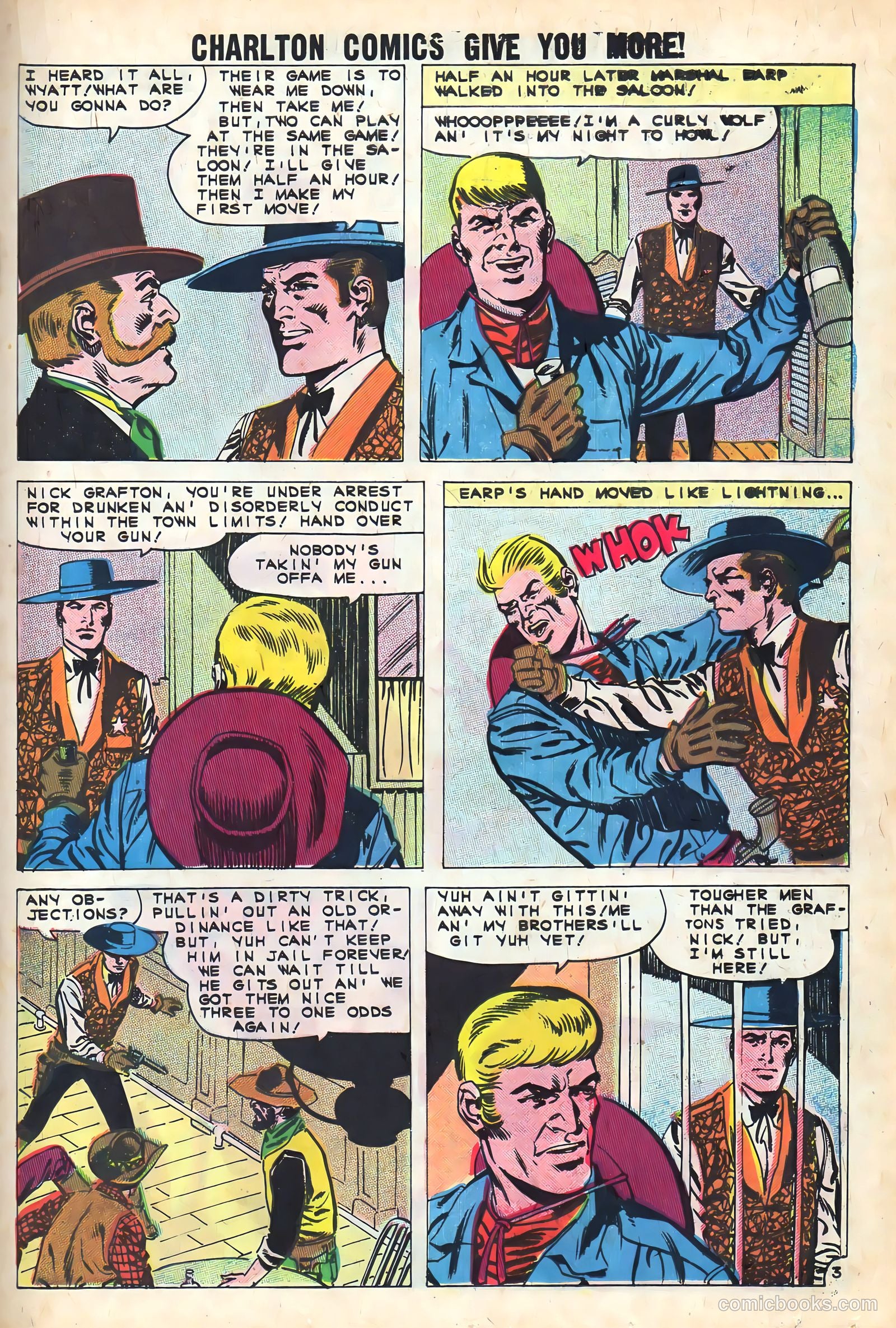 Wyatt Earp, Frontier Marshal #37 (1961) — page 19 of 36