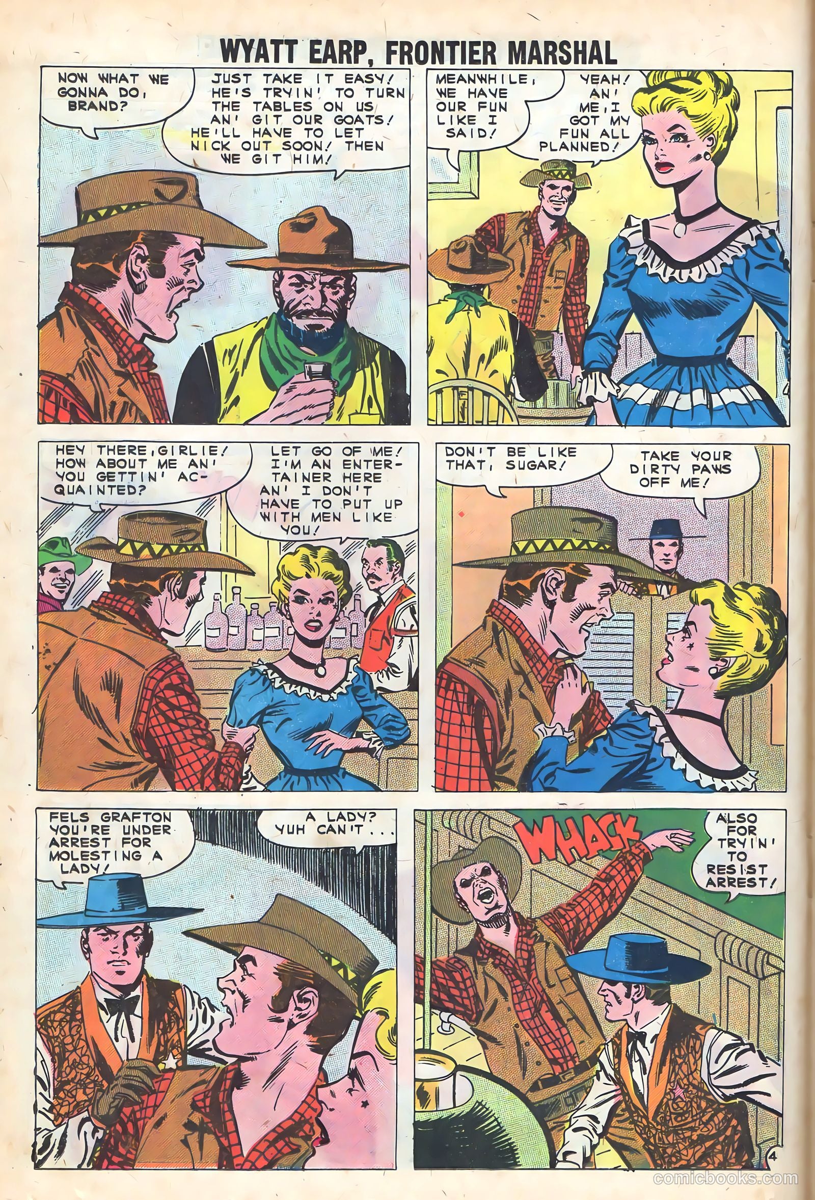 Wyatt Earp, Frontier Marshal #37 (1961) — page 20 of 36