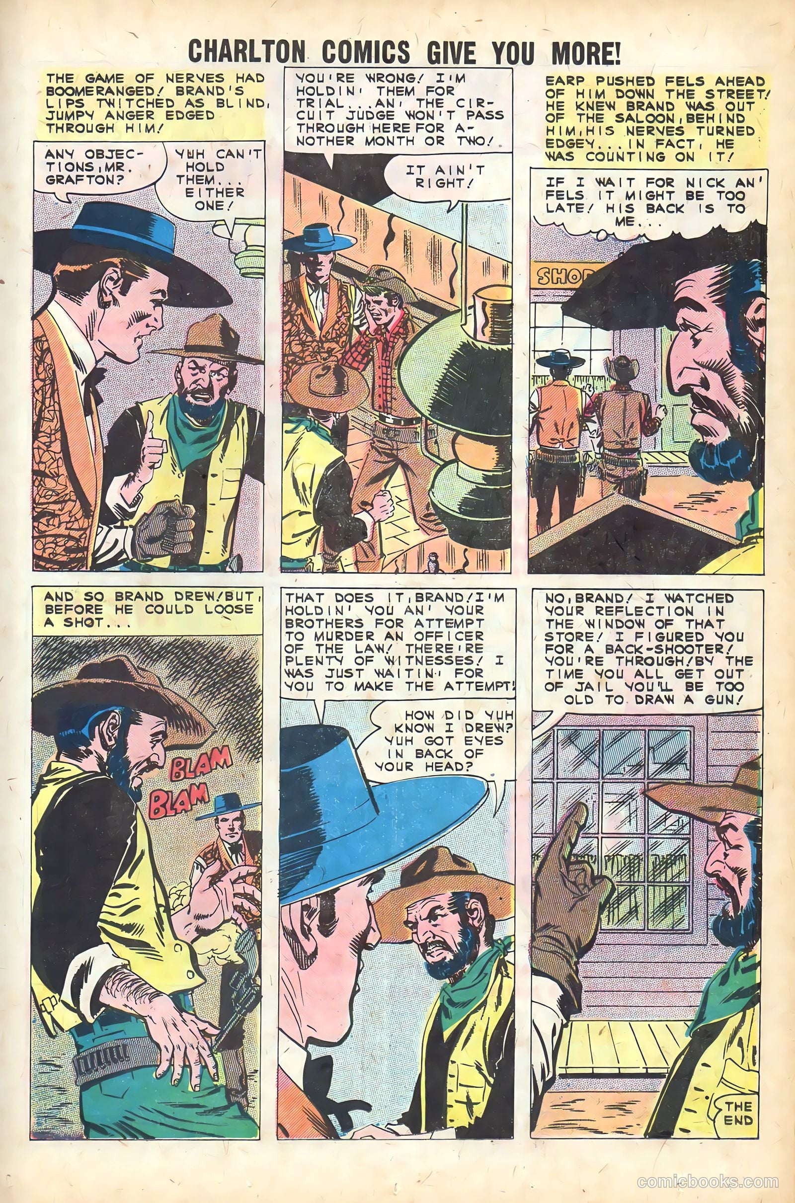 Wyatt Earp, Frontier Marshal #37 (1961) — page 21 of 36