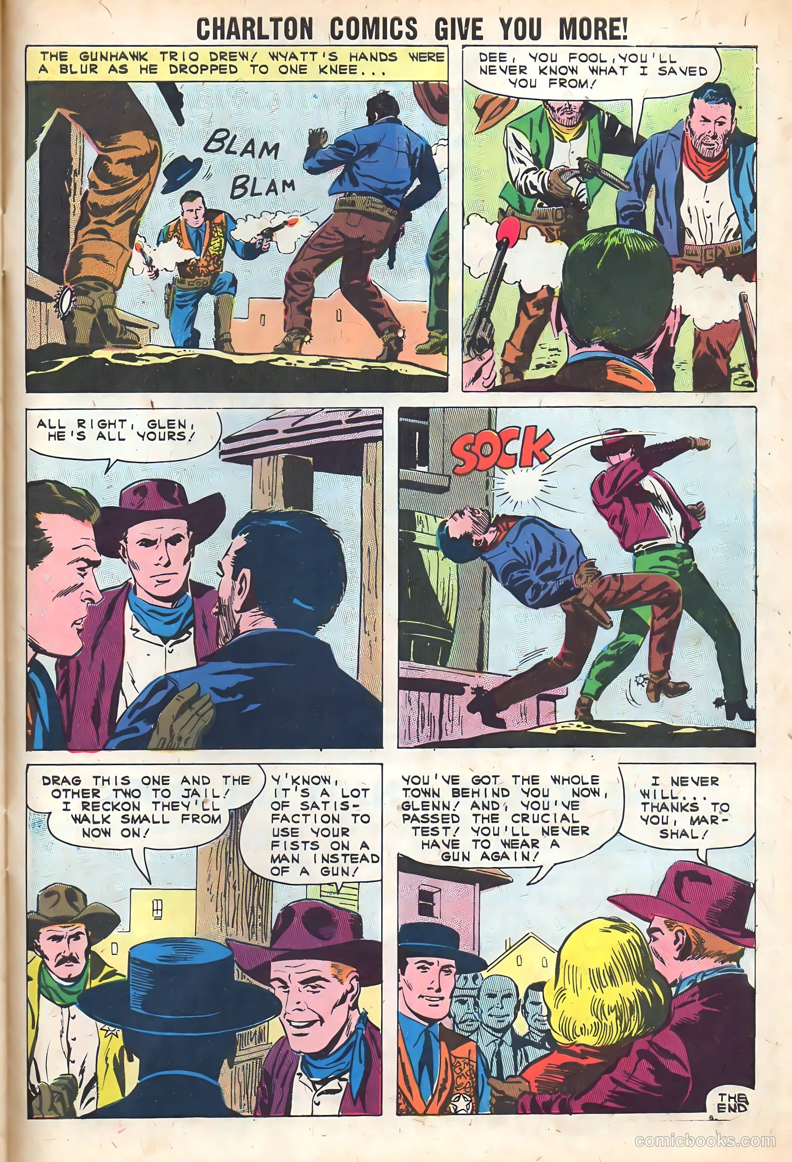 Wyatt Earp, Frontier Marshal #37 (1961) — page 33 of 36