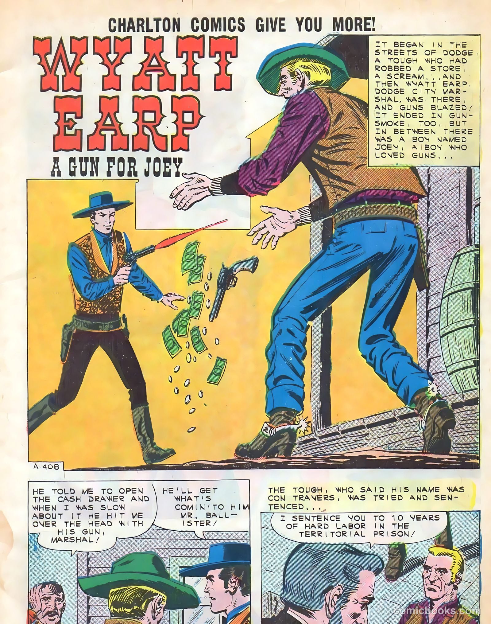 Wyatt Earp, Frontier Marshal #38 (1961) — page 3 of 36