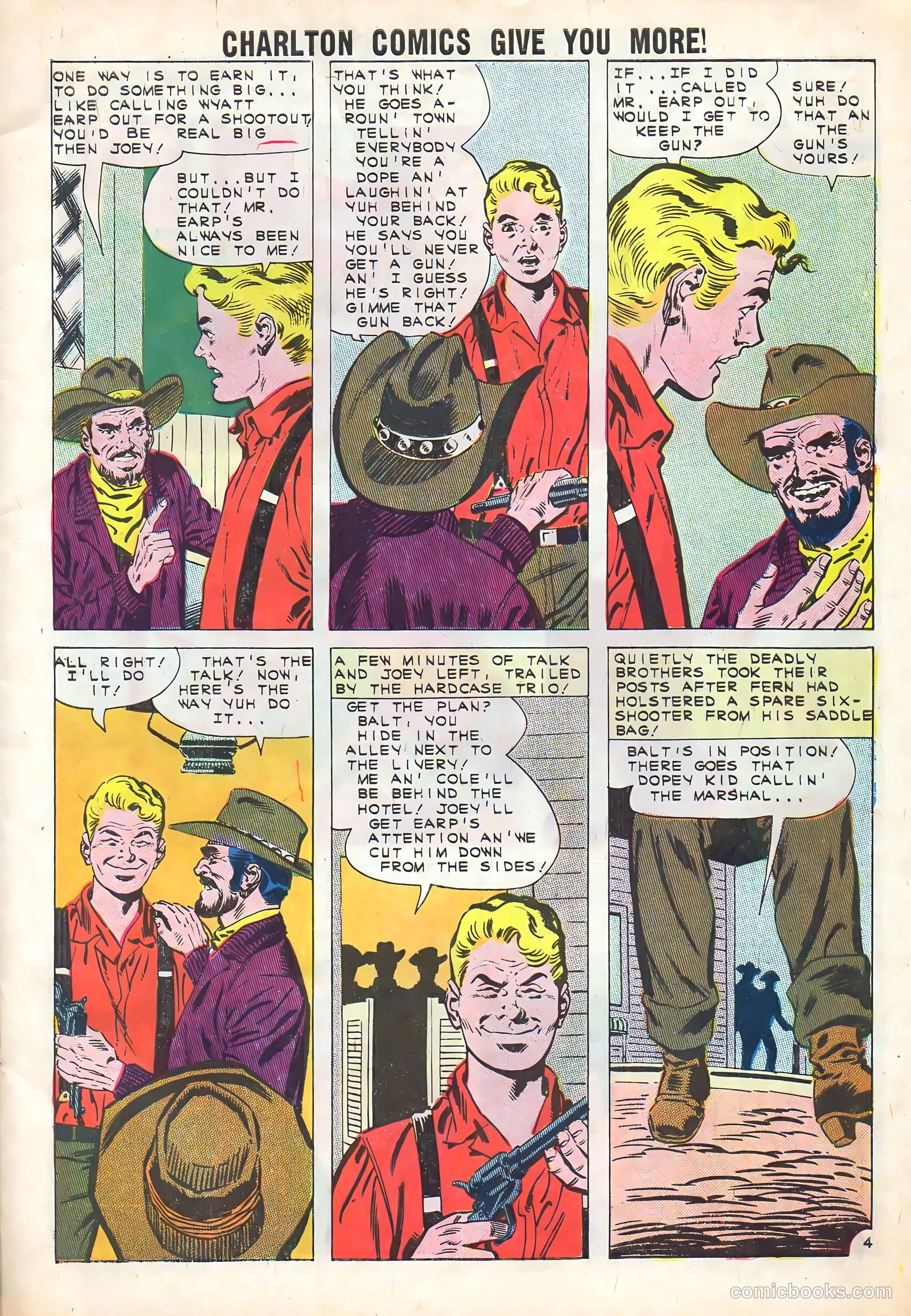 Wyatt Earp, Frontier Marshal #38 (1961) — page 7 of 36