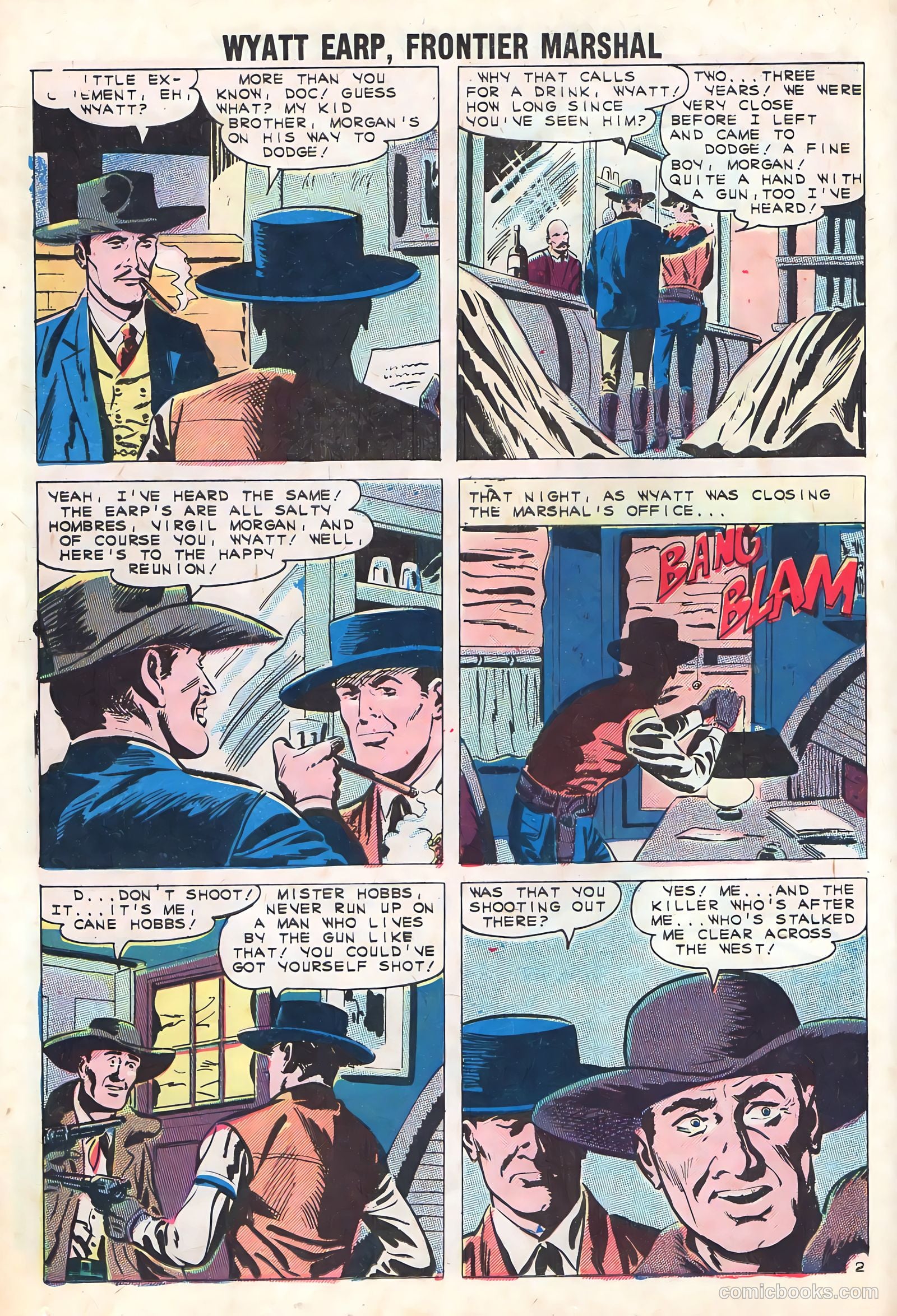 Wyatt Earp, Frontier Marshal #38 (1961) — page 16 of 36