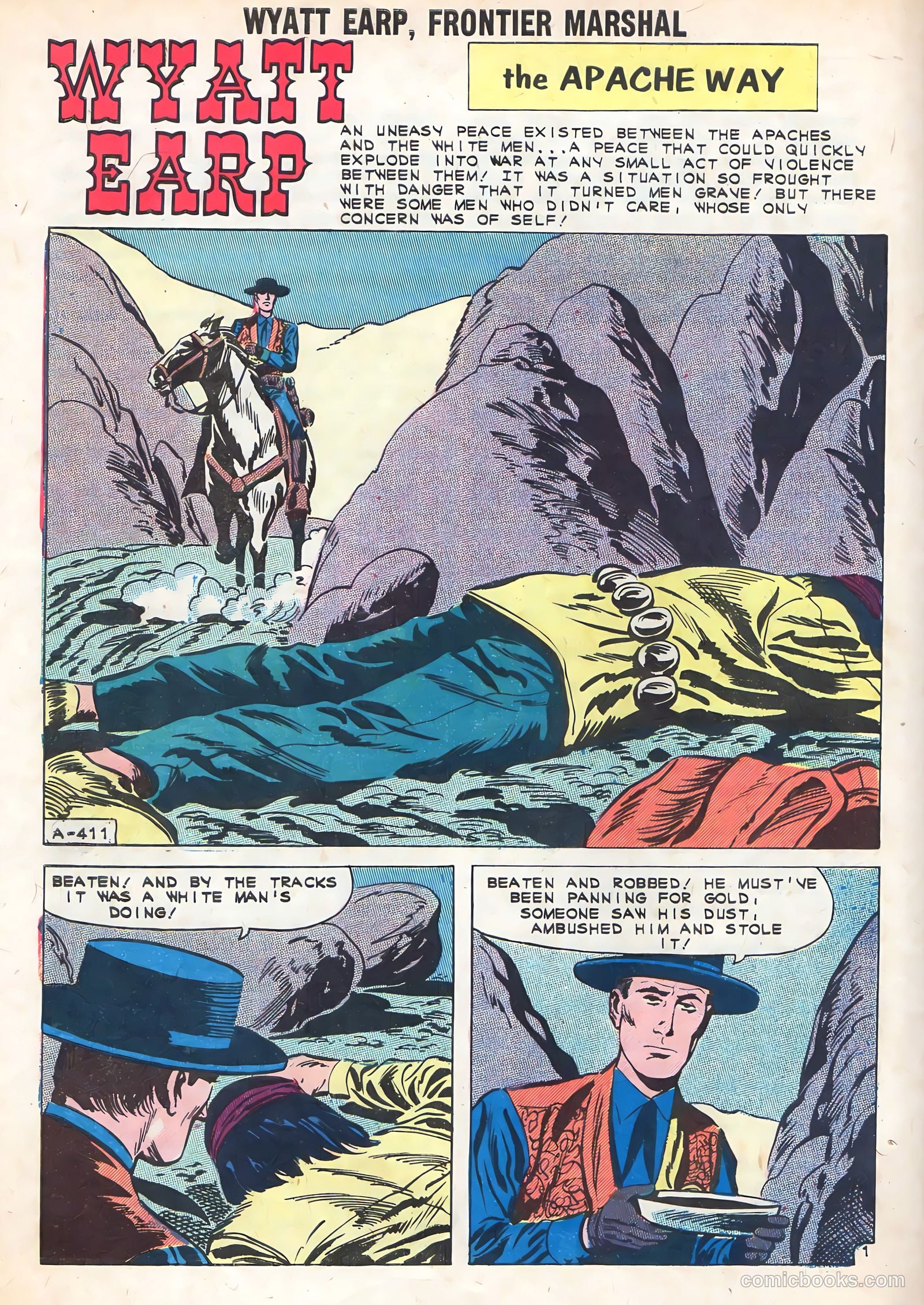 Wyatt Earp, Frontier Marshal #38 (1961) — page 28 of 36