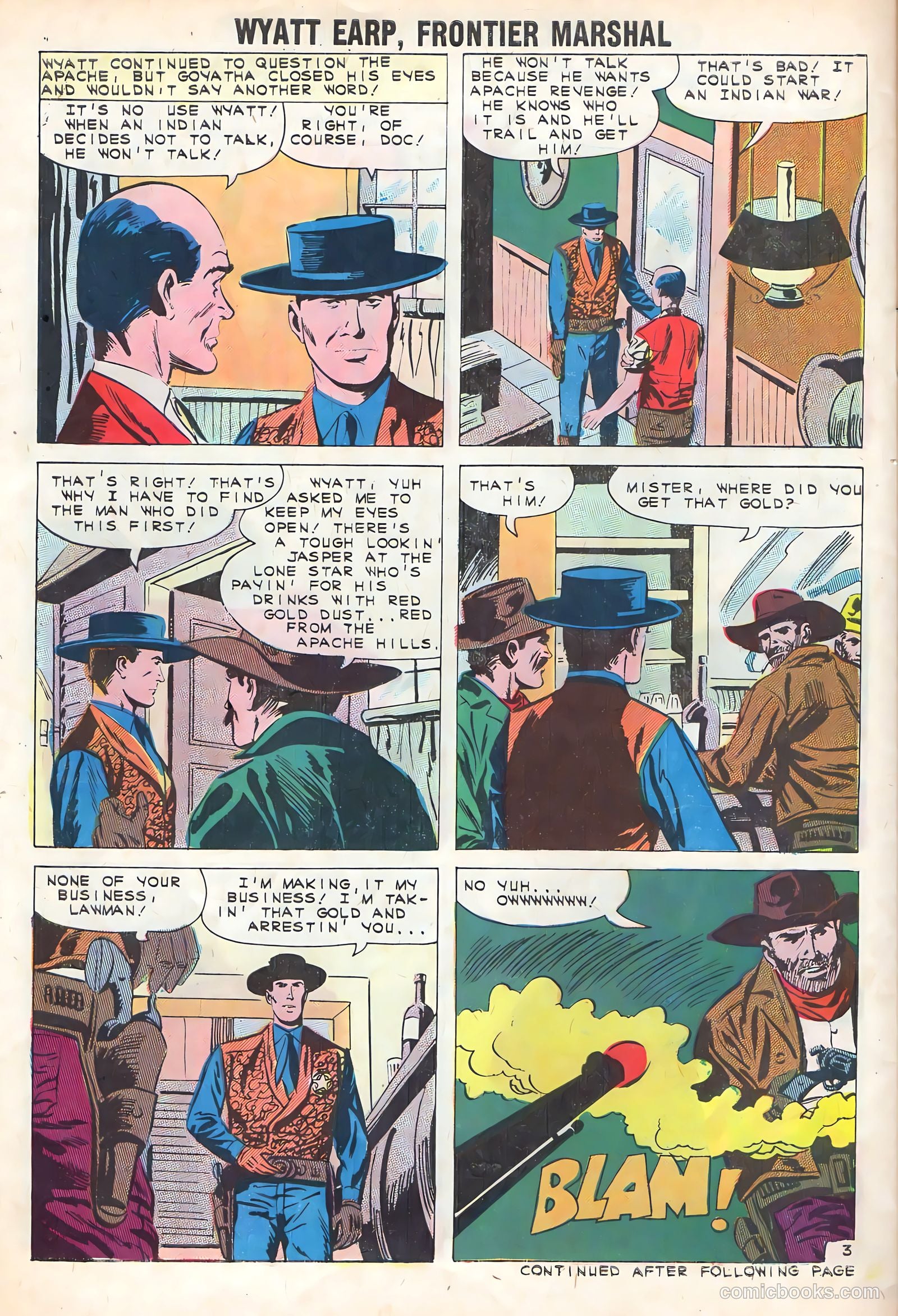 Wyatt Earp, Frontier Marshal #38 (1961) — page 30 of 36
