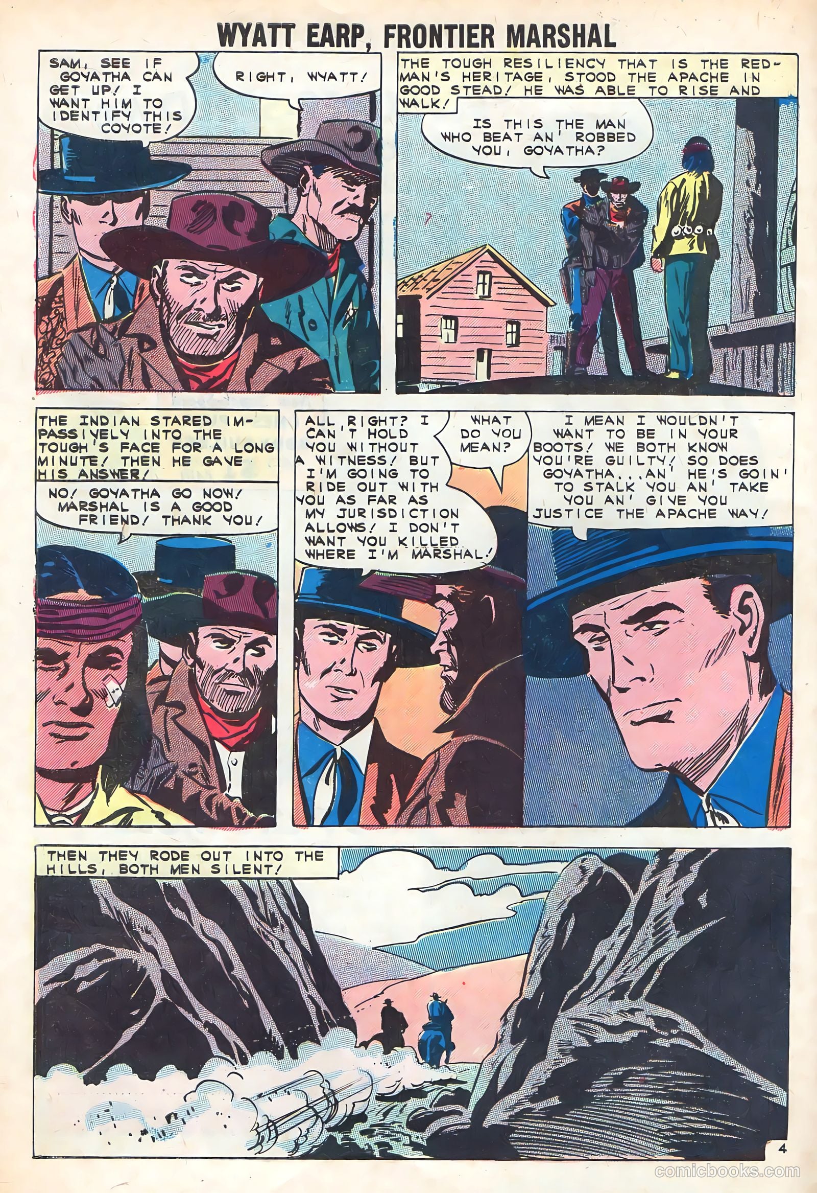 Wyatt Earp, Frontier Marshal #38 (1961) — page 32 of 36