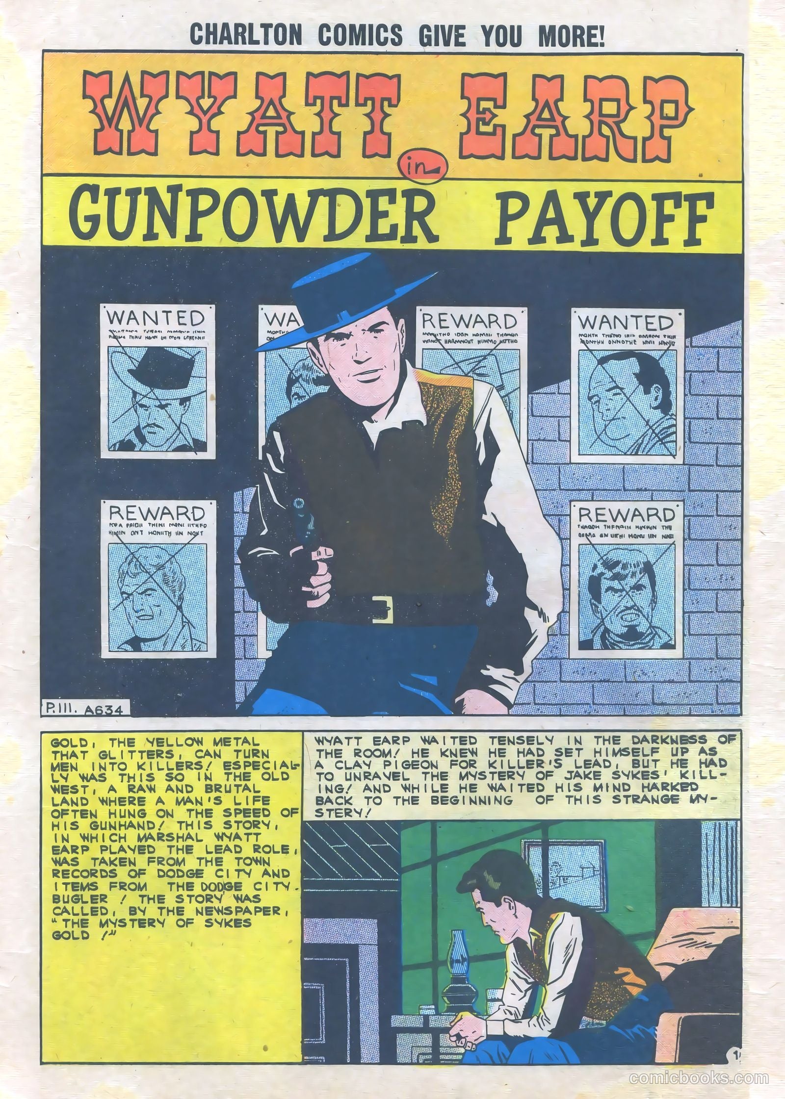 Wyatt Earp, Frontier Marshal #39 (1961) — page 3 of 36