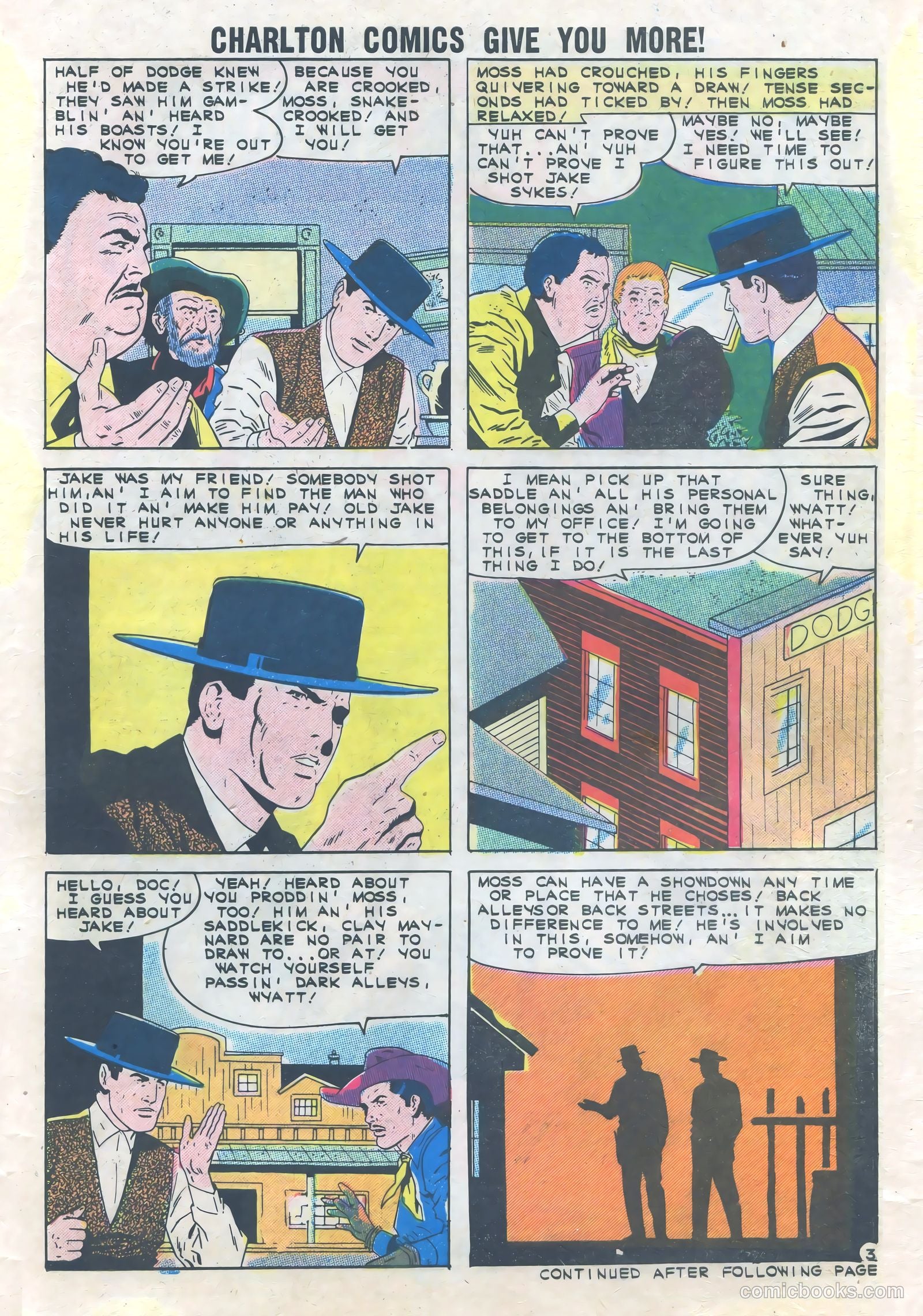 Wyatt Earp, Frontier Marshal #39 (1961) — page 5 of 36