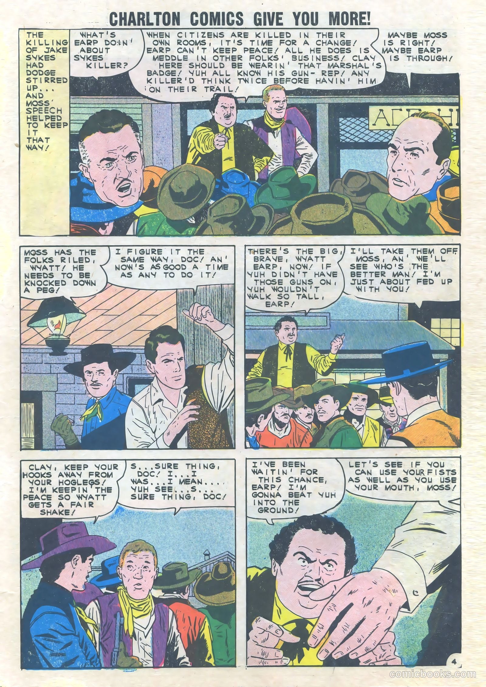 Wyatt Earp, Frontier Marshal #39 (1961) — page 7 of 36