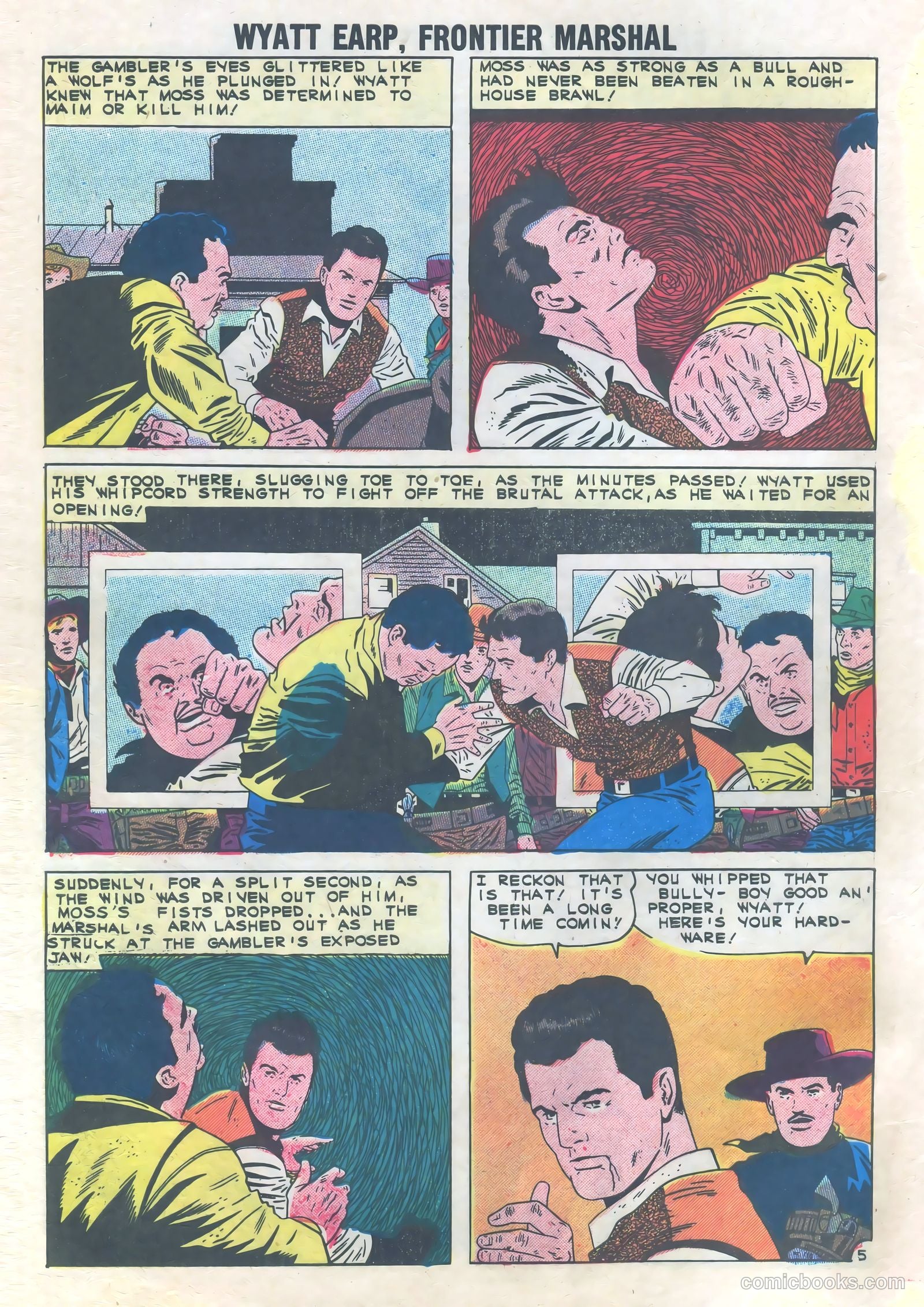 Wyatt Earp, Frontier Marshal #39 (1961) — page 8 of 36