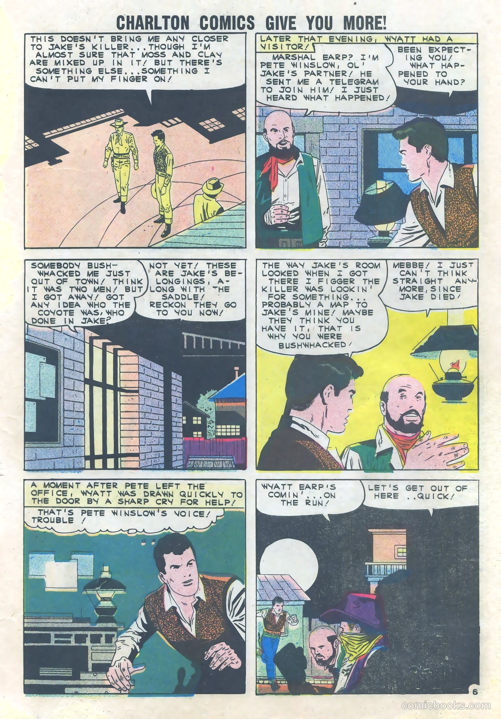 Wyatt Earp, Frontier Marshal #39 (1961) — page 9 of 36