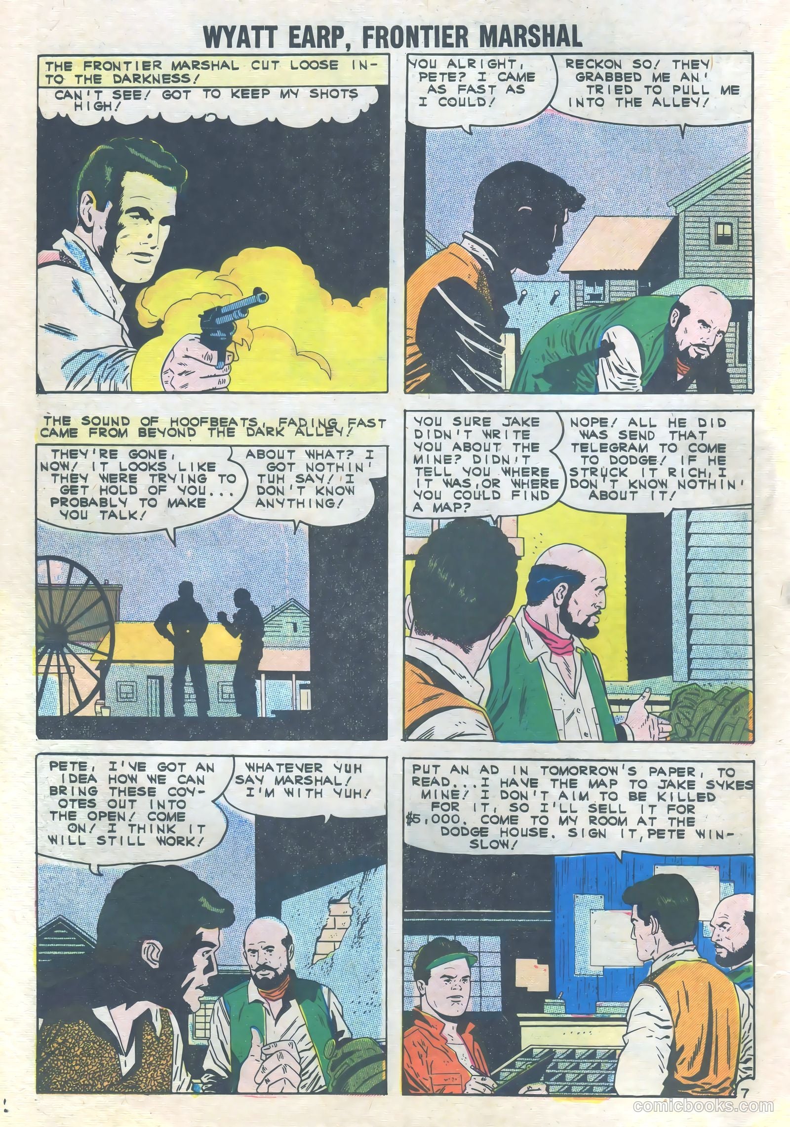 Wyatt Earp, Frontier Marshal #39 (1961) — page 10 of 36