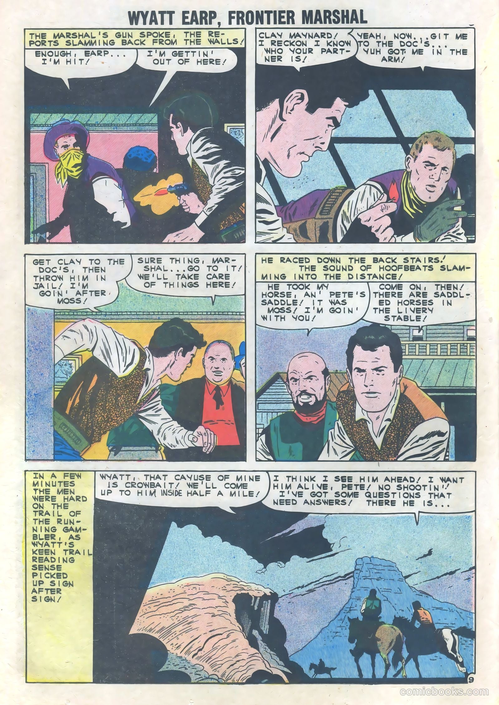 Wyatt Earp, Frontier Marshal #39 (1961) — page 12 of 36
