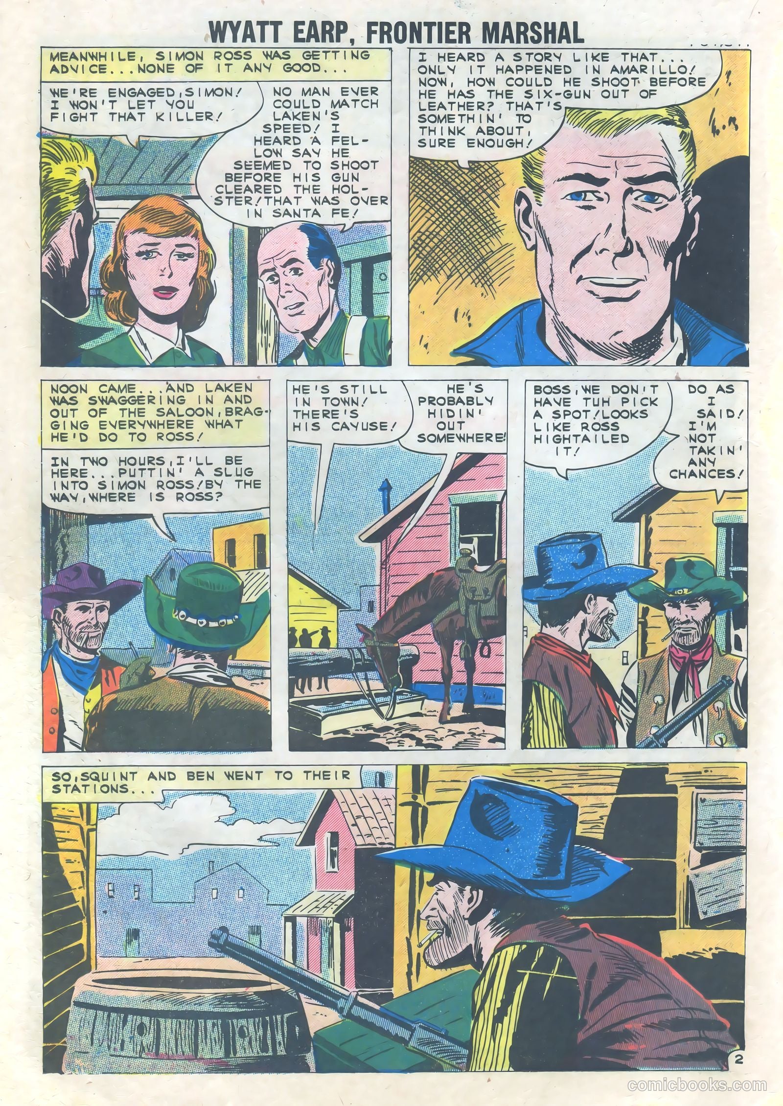 Wyatt Earp, Frontier Marshal #39 (1961) — page 16 of 36
