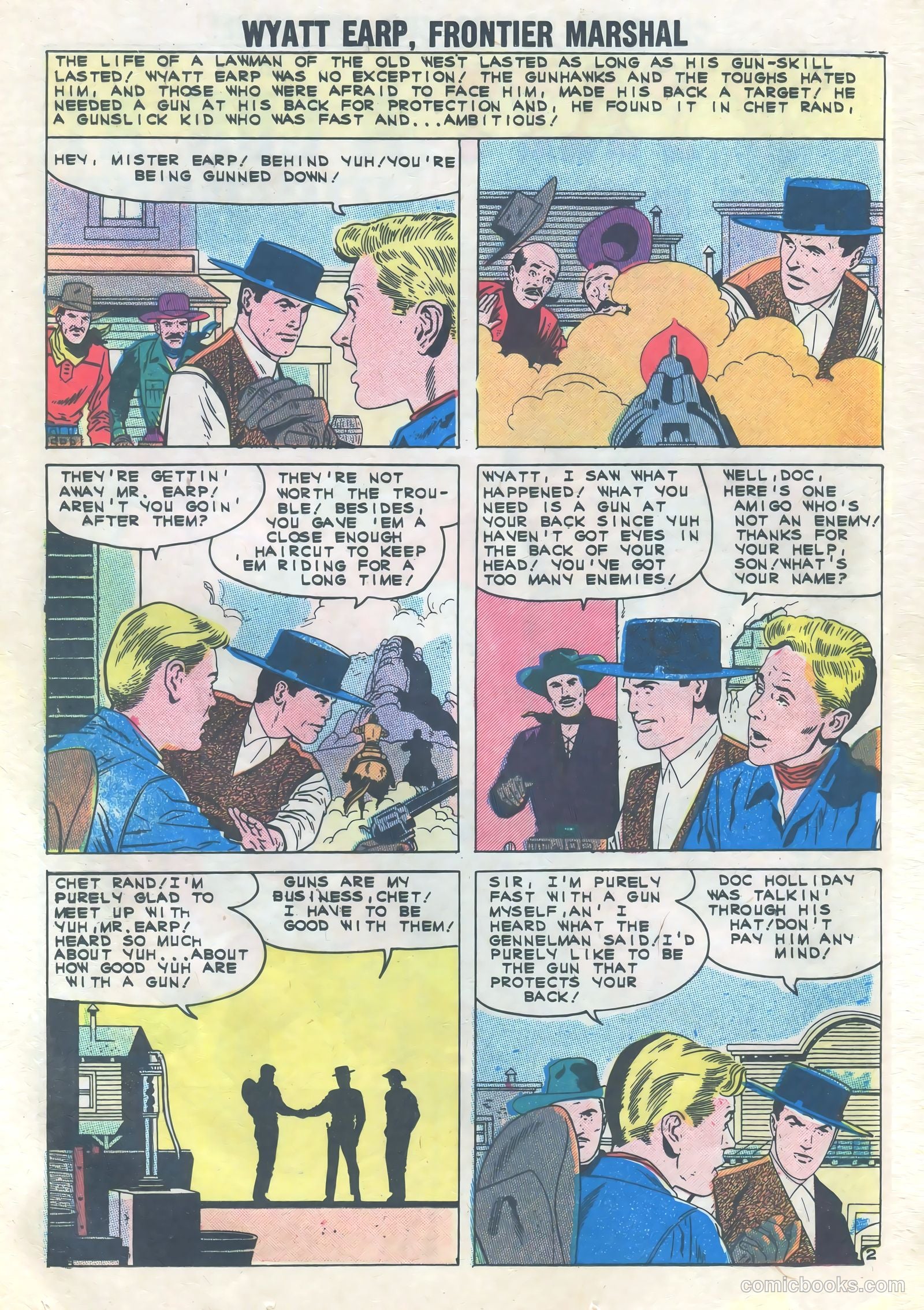 Wyatt Earp, Frontier Marshal #39 (1961) — page 24 of 36