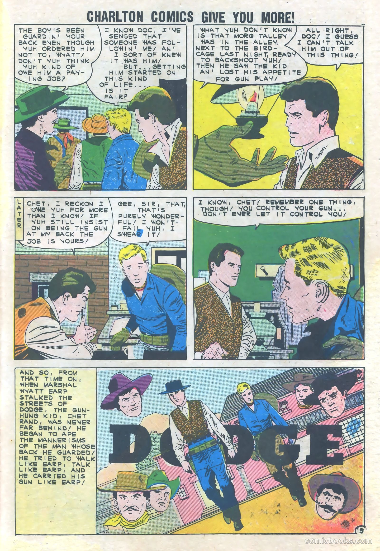 Wyatt Earp, Frontier Marshal #39 (1961) — page 27 of 36