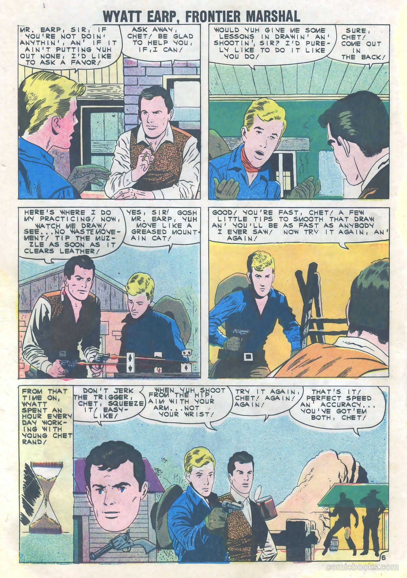 Wyatt Earp, Frontier Marshal #39 (1961) — page 28 of 36