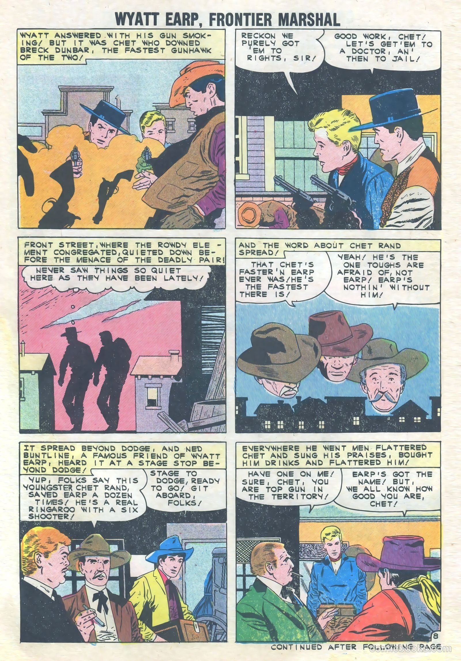 Wyatt Earp, Frontier Marshal #39 (1961) — page 30 of 36