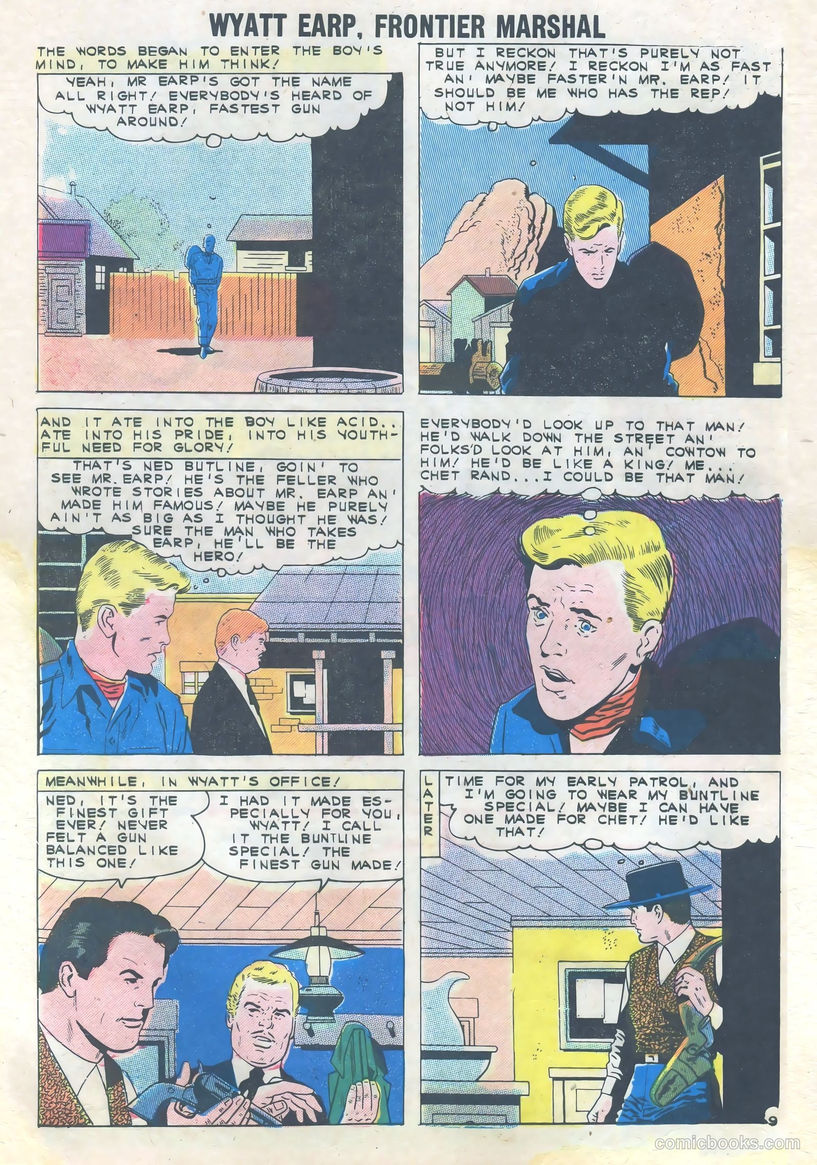 Wyatt Earp, Frontier Marshal #39 (1961) — page 32 of 36