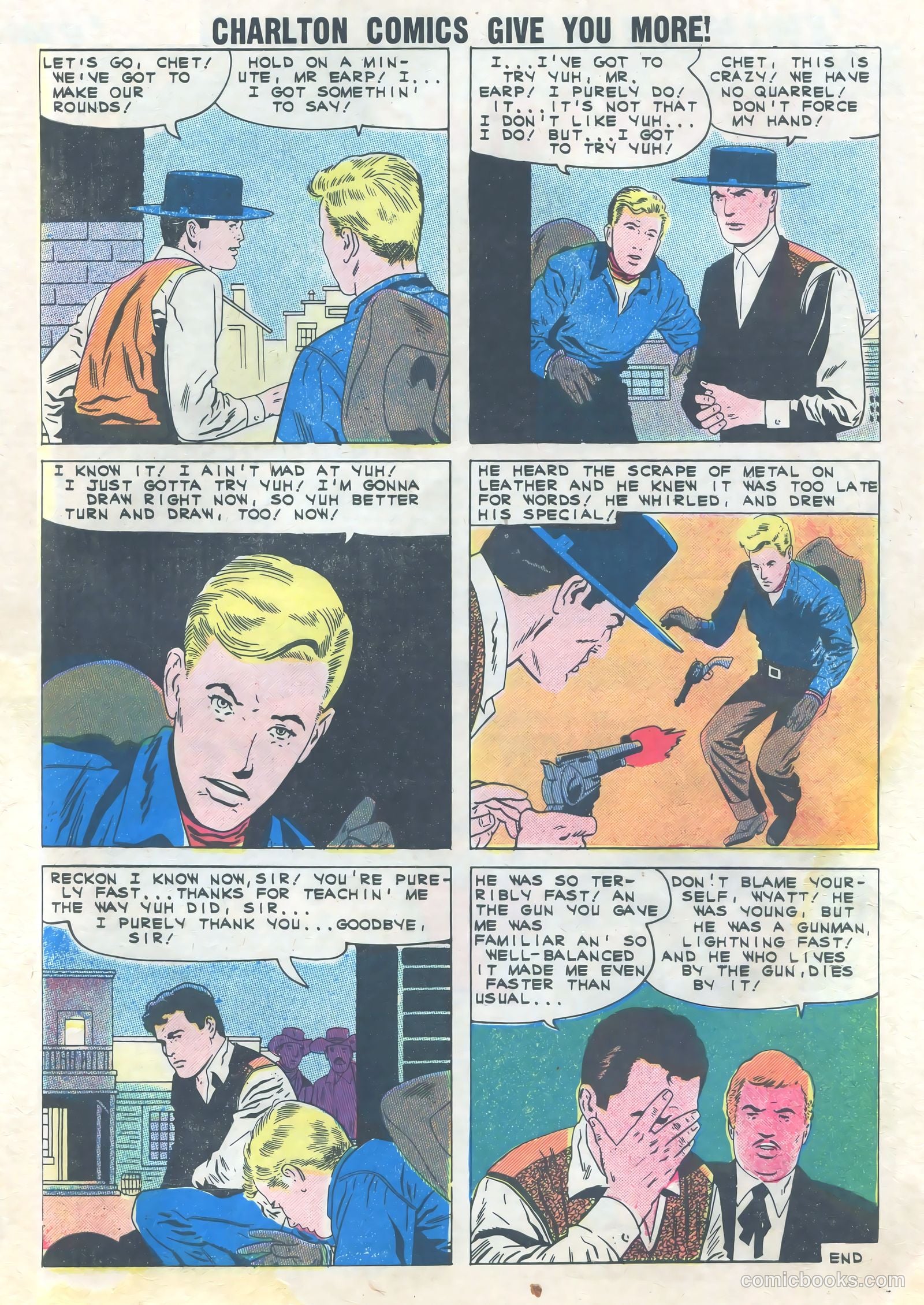 Wyatt Earp, Frontier Marshal #39 (1961) — page 33 of 36