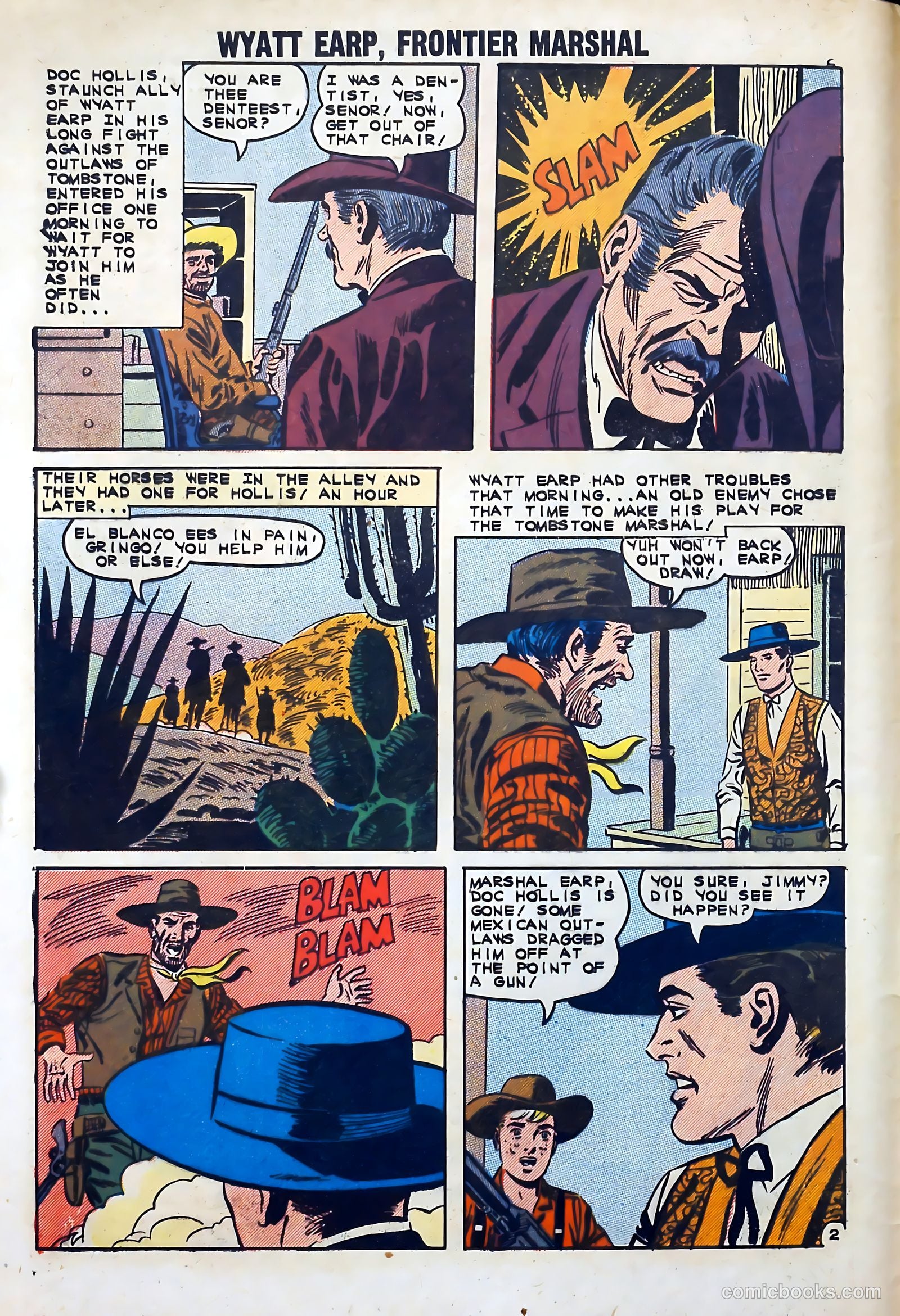 Wyatt Earp, Frontier Marshal #41 (1962) — page 4 of 36