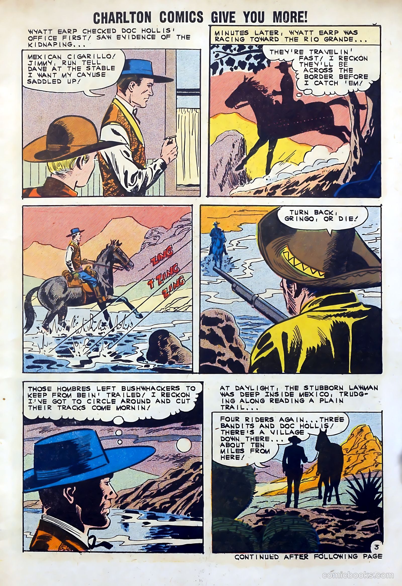 Wyatt Earp, Frontier Marshal #41 (1962) — page 5 of 36