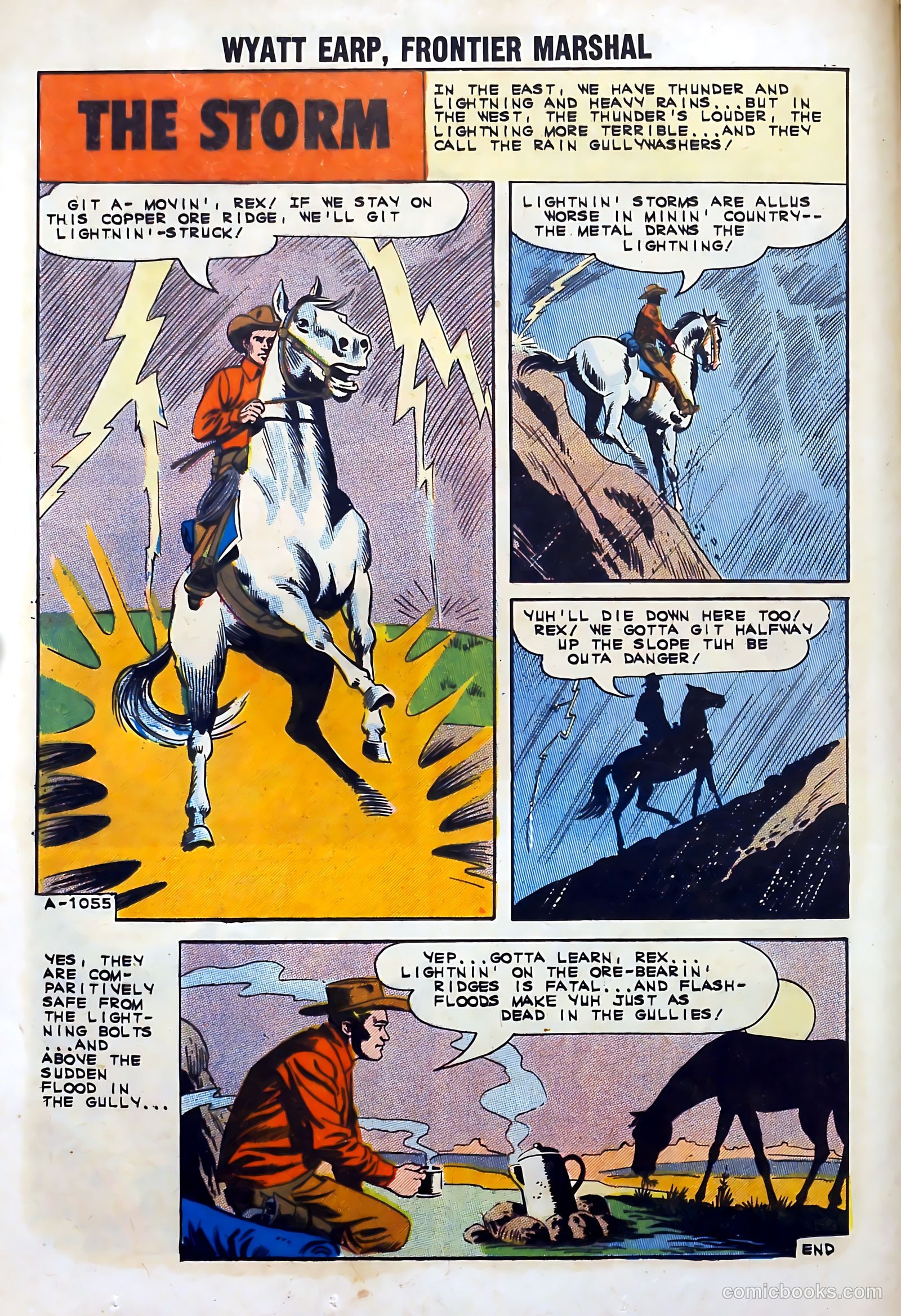 Wyatt Earp, Frontier Marshal #41 (1962) — page 12 of 36